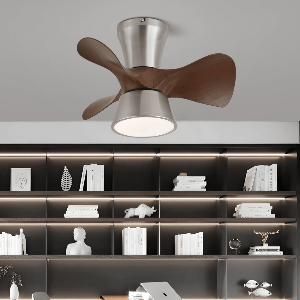 arvento-ceiling-fan-light-anzaz-Walnut Wood & Nickel-2