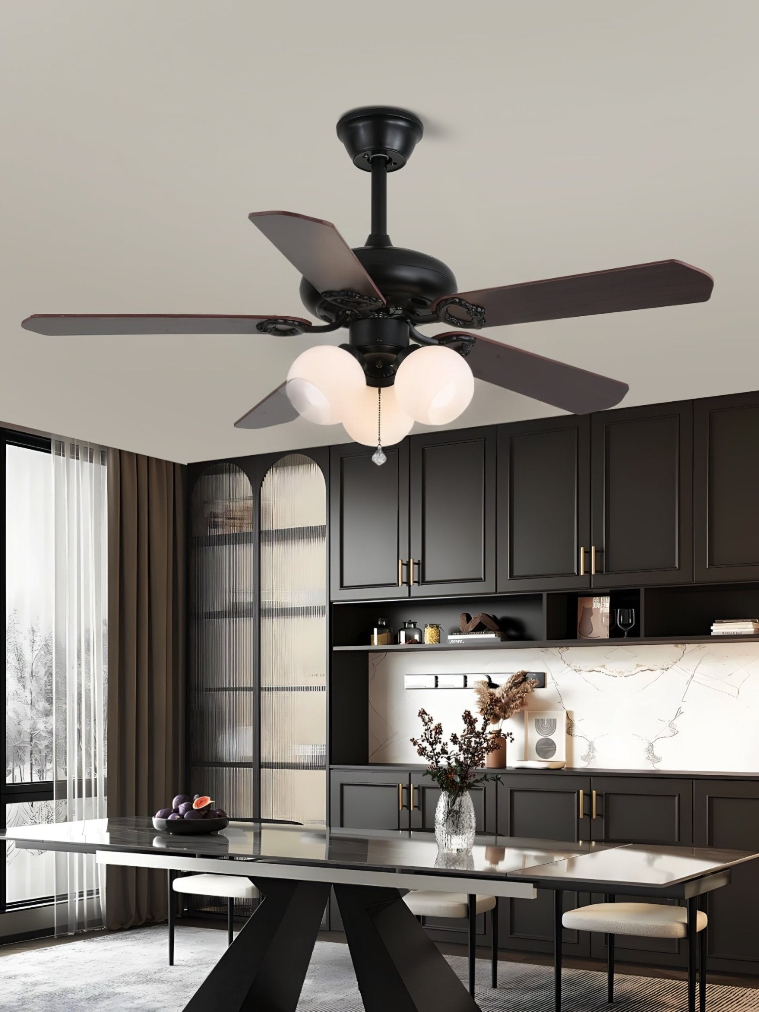 calantha-bloom-ceiling-fan-light-anzaz-Brown Lampbody & Walnut Wood Blades-9