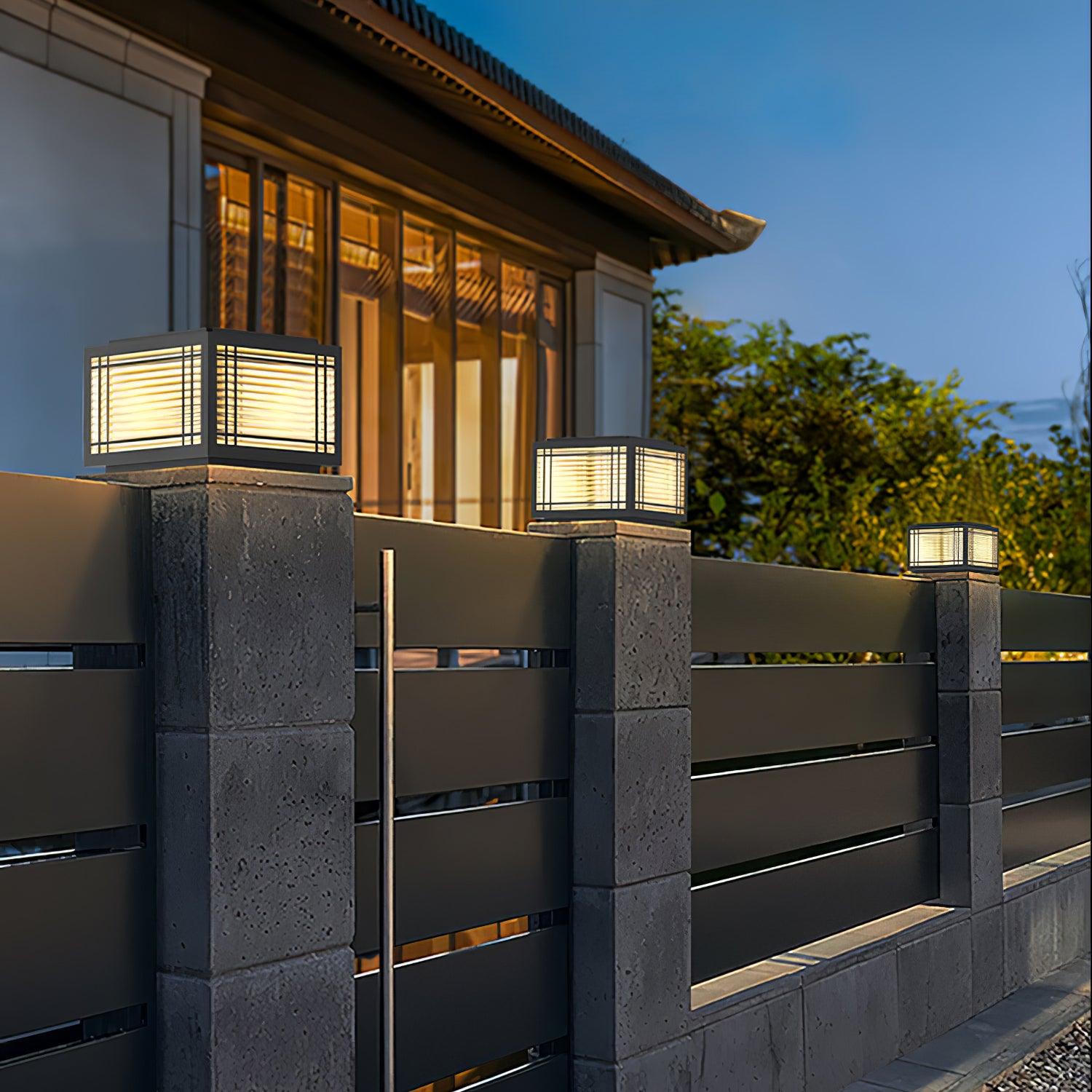deck-solar-outdoor-post-light-anzaz-Model A: Wired Version & AC 85-265V (E27 bulb)-5