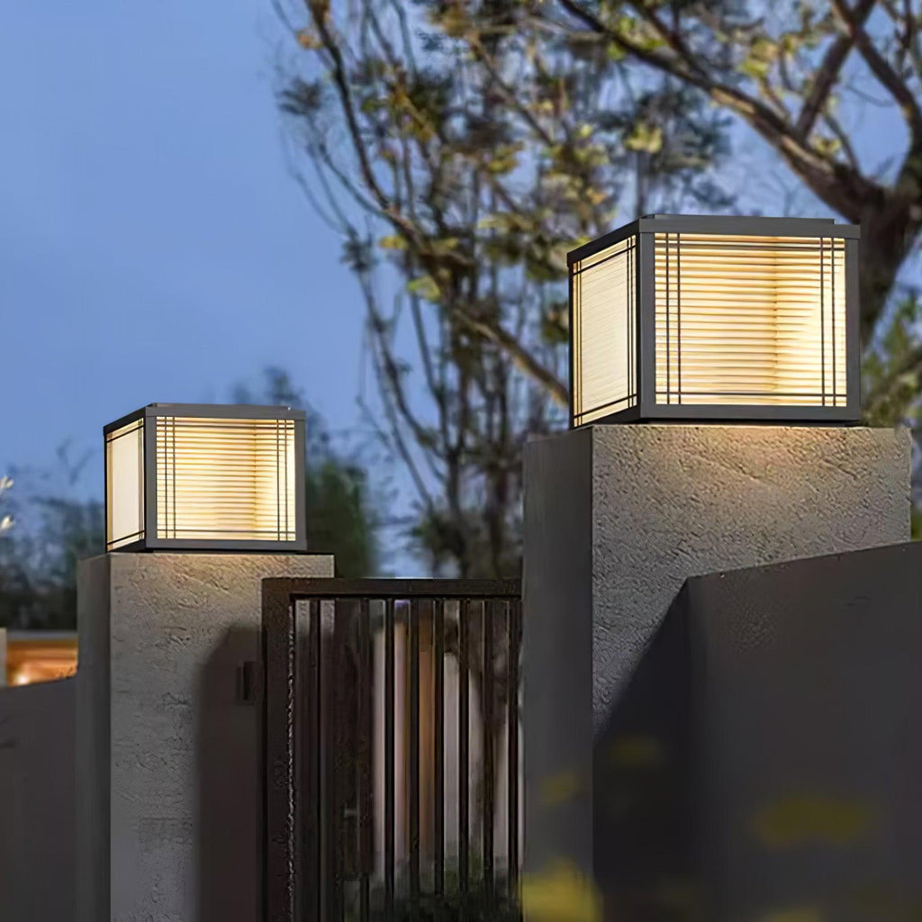 deck-solar-outdoor-post-light-anzaz-Model A: Wired Version & DC 12V (E27 bulb)-14