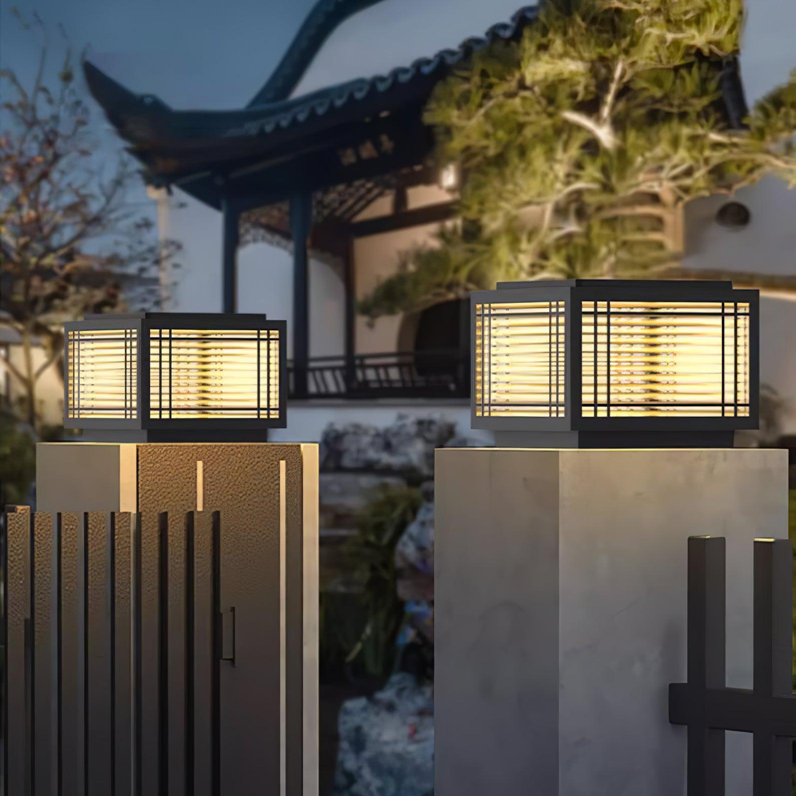 deck-solar-outdoor-post-light-anzaz-Model A: Wired Version & DC 24V (E27 bulb)-19