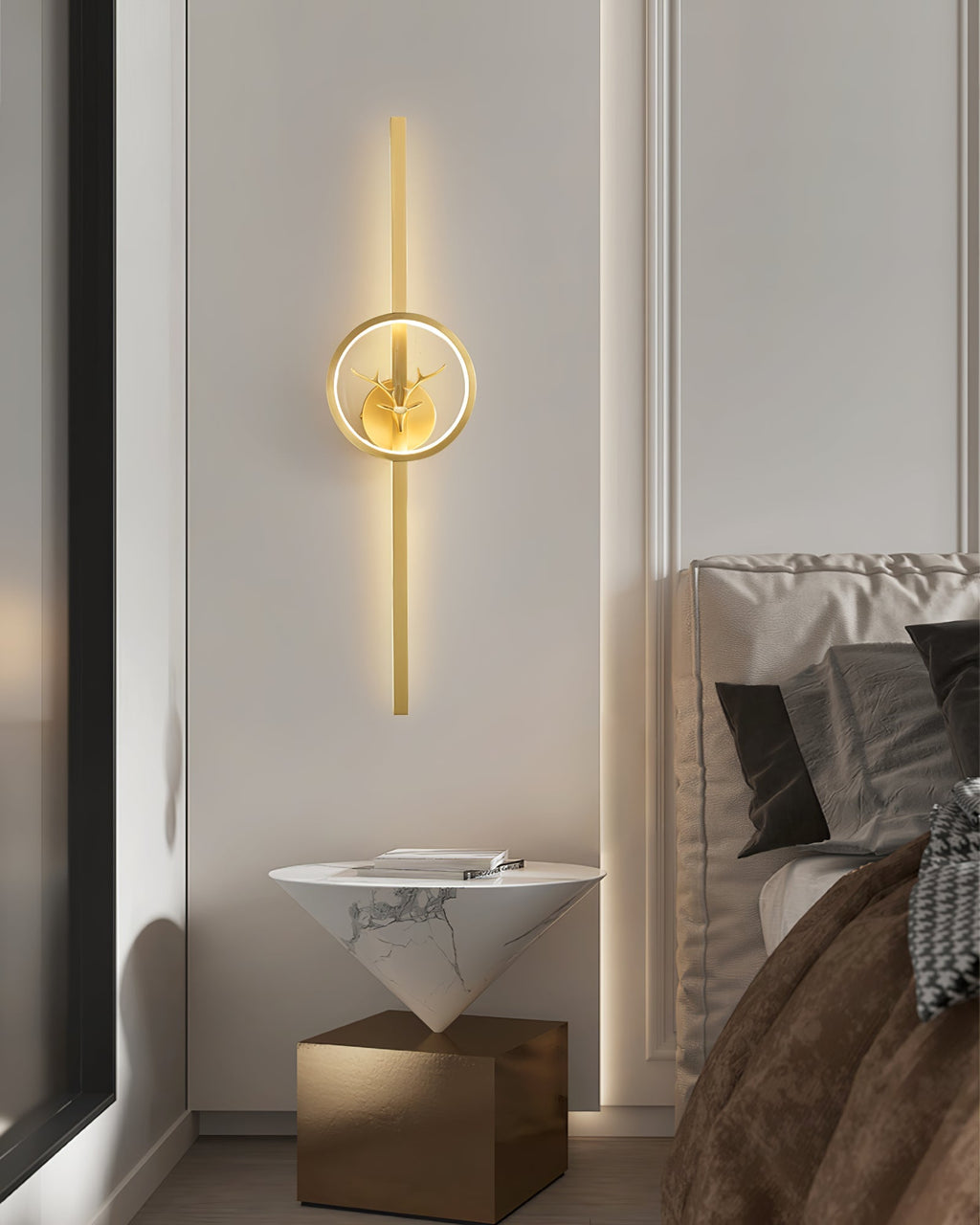 deer-brass-wall-lamp-anzaz-Brass & Three-Color Changing Light-7