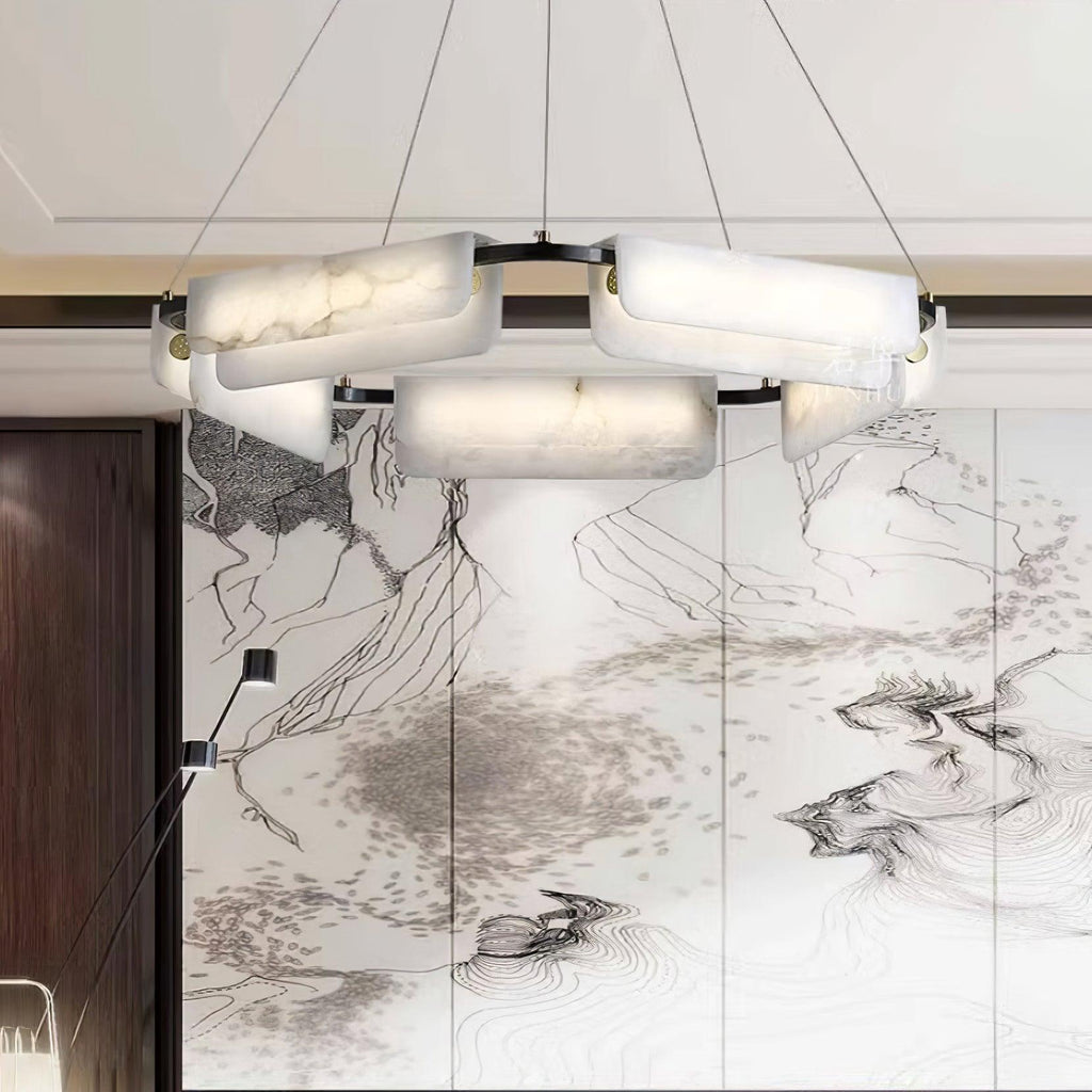 delia-alabaster-chandelier-anzaz-Black & White Alabaster-4