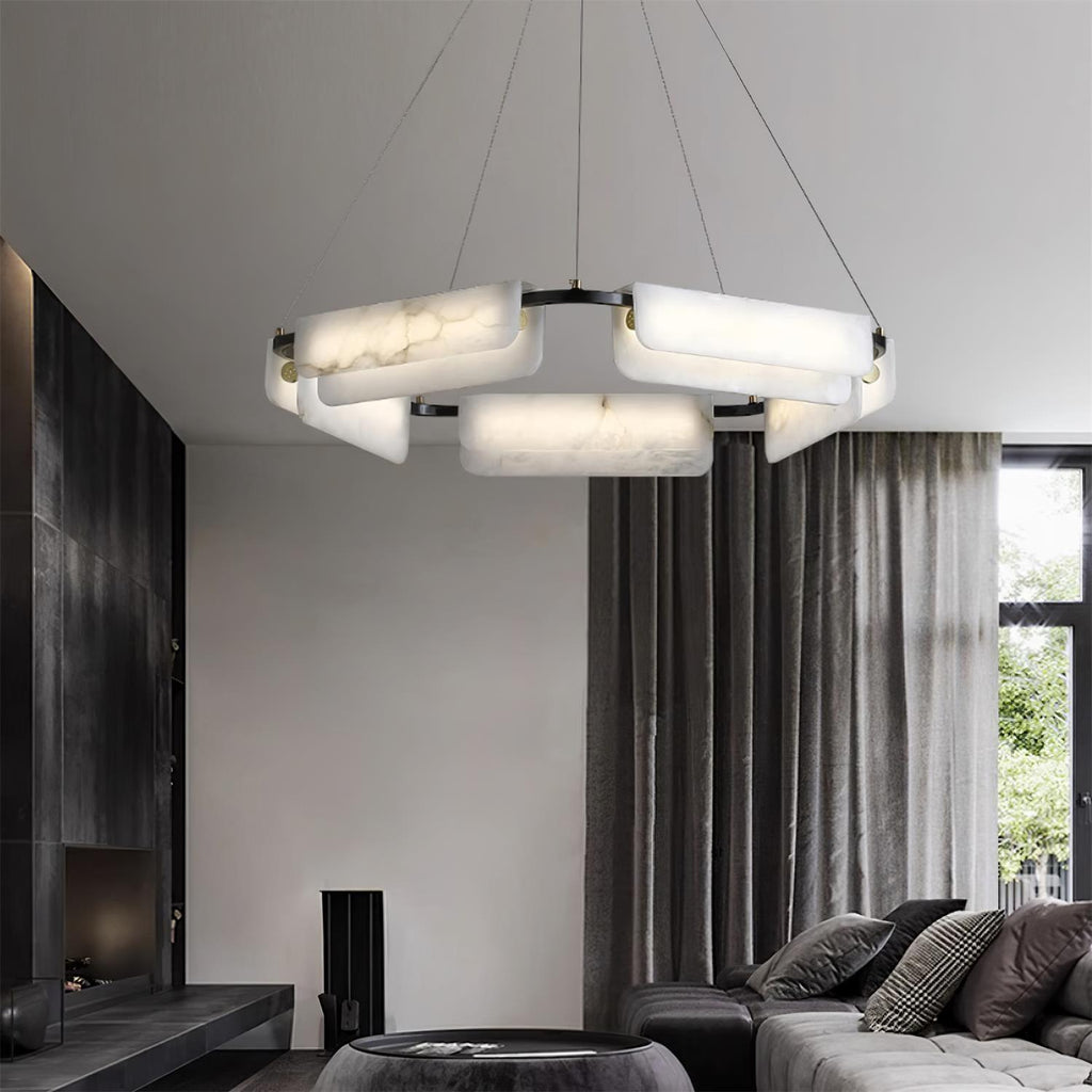 delia-alabaster-chandelier-anzaz-Black & White Alabaster-3