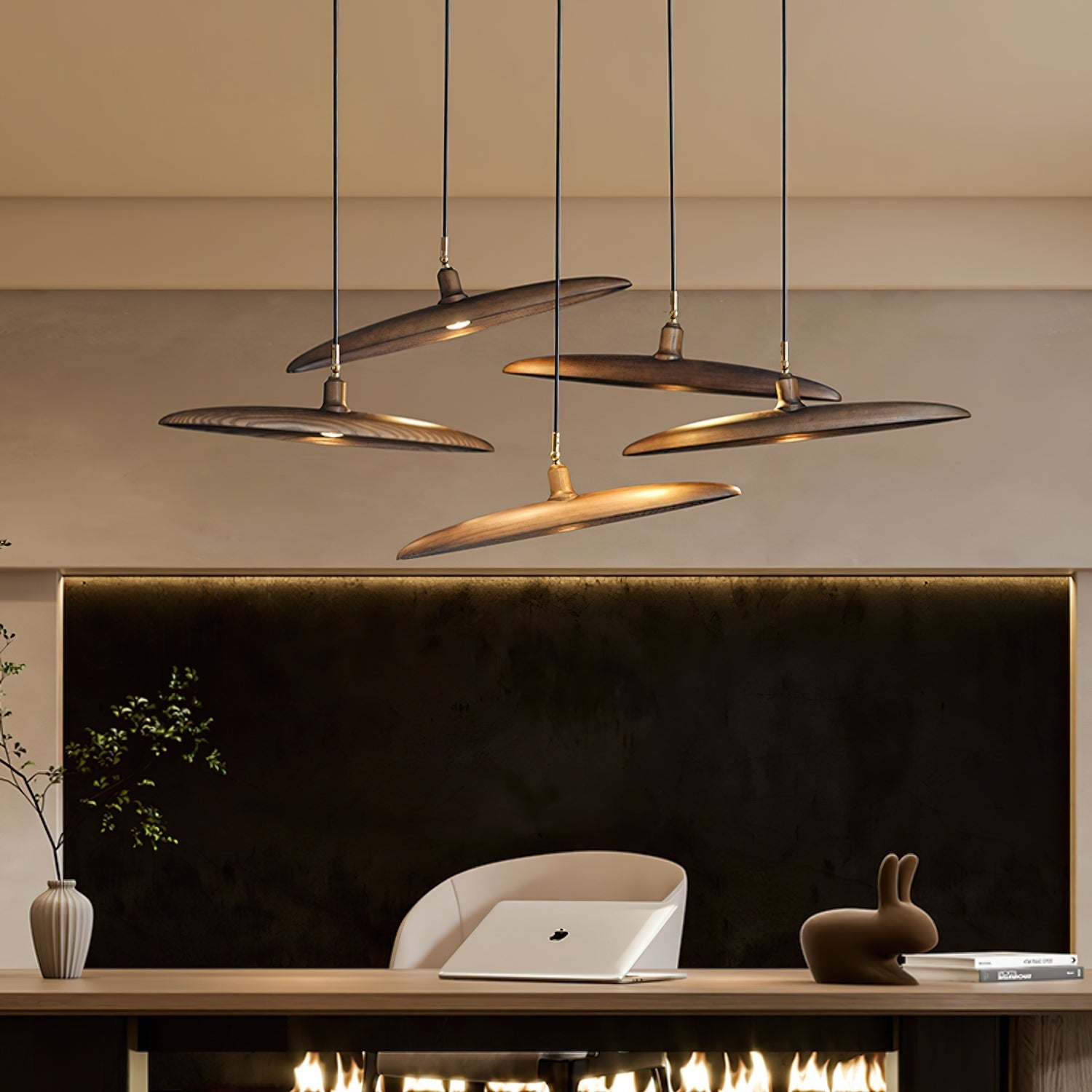 paddle-boat-chandelier-anzaz-Walnut Color-4