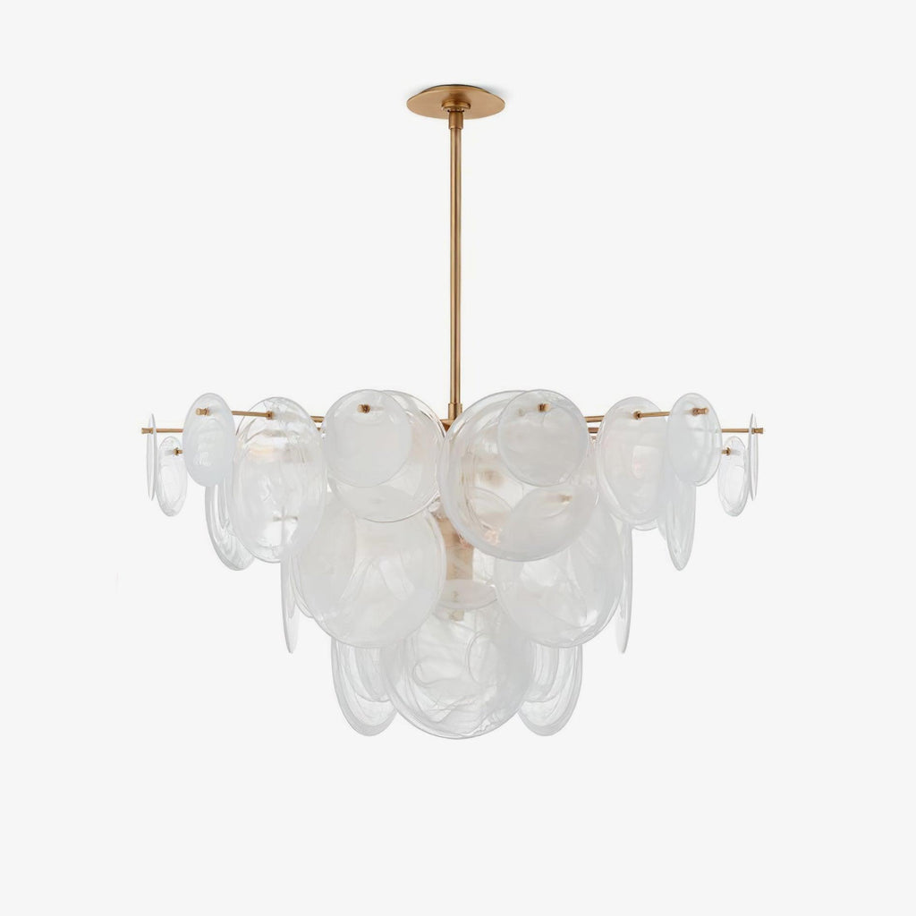 brass-discs-cascading-chandelier-anzaz-Brass & White-1