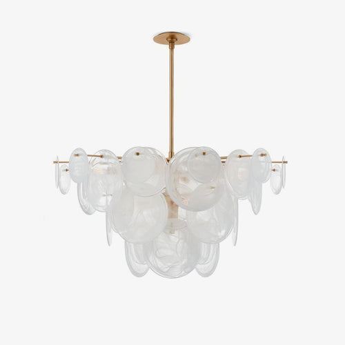 brass-discs-cascading-chandelier-anzaz-Brass & White-1