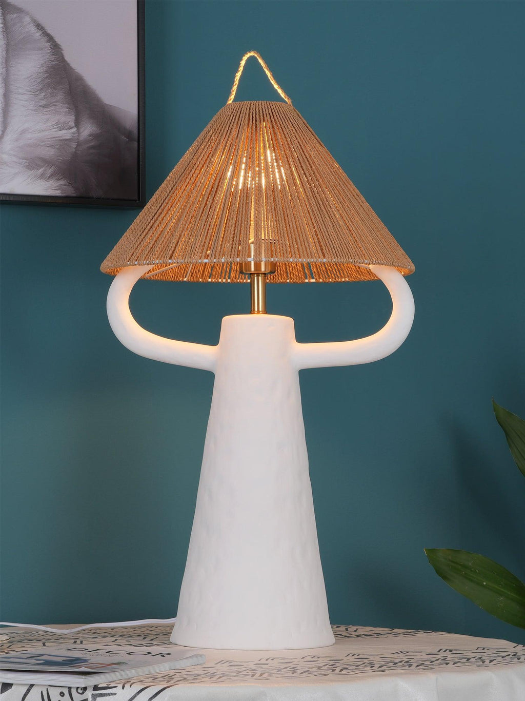 horns_ceramic_table_lamp-anzaz-Terra cotta-8