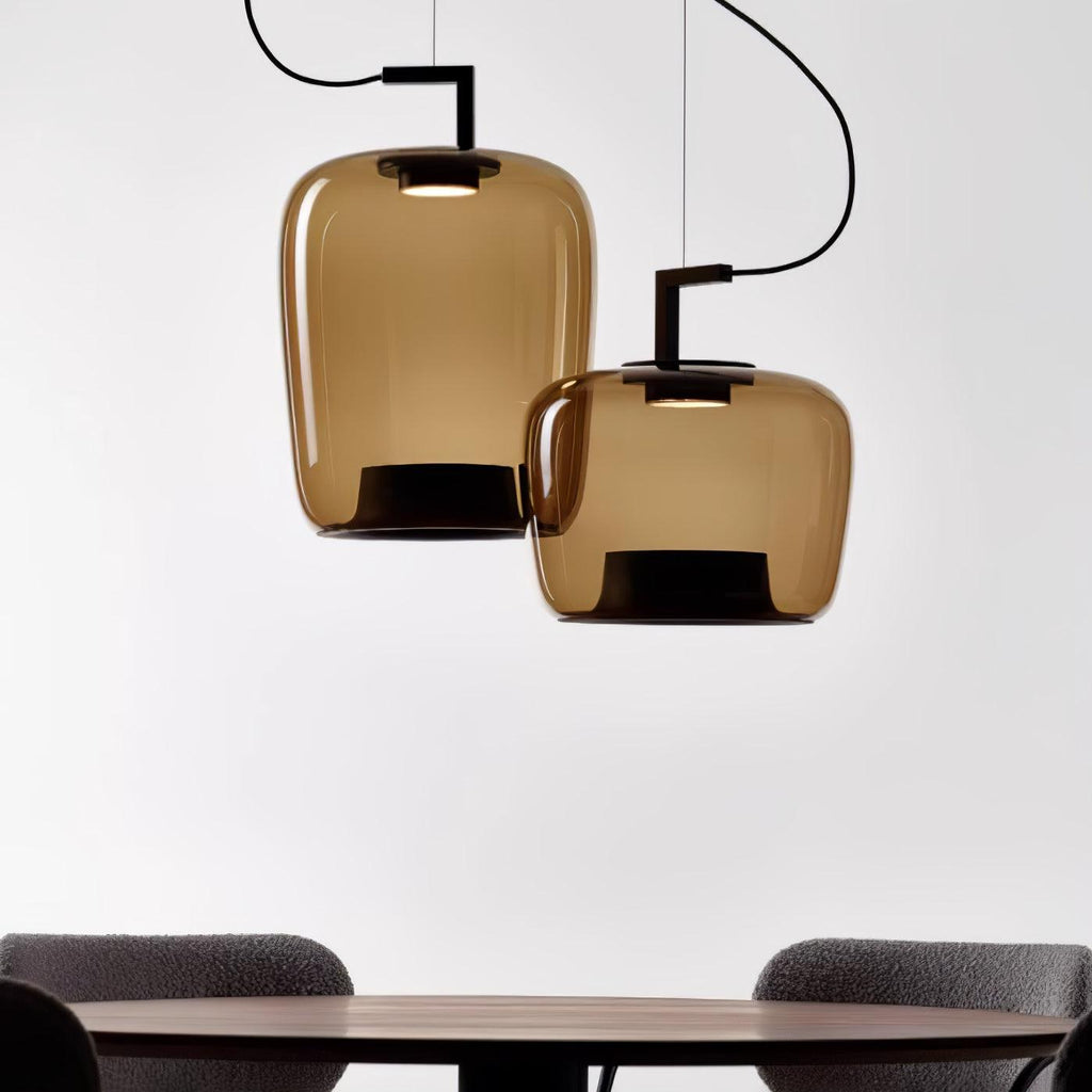 doppelte-pendant-lamp-anzaz-Black & Foggy white-3