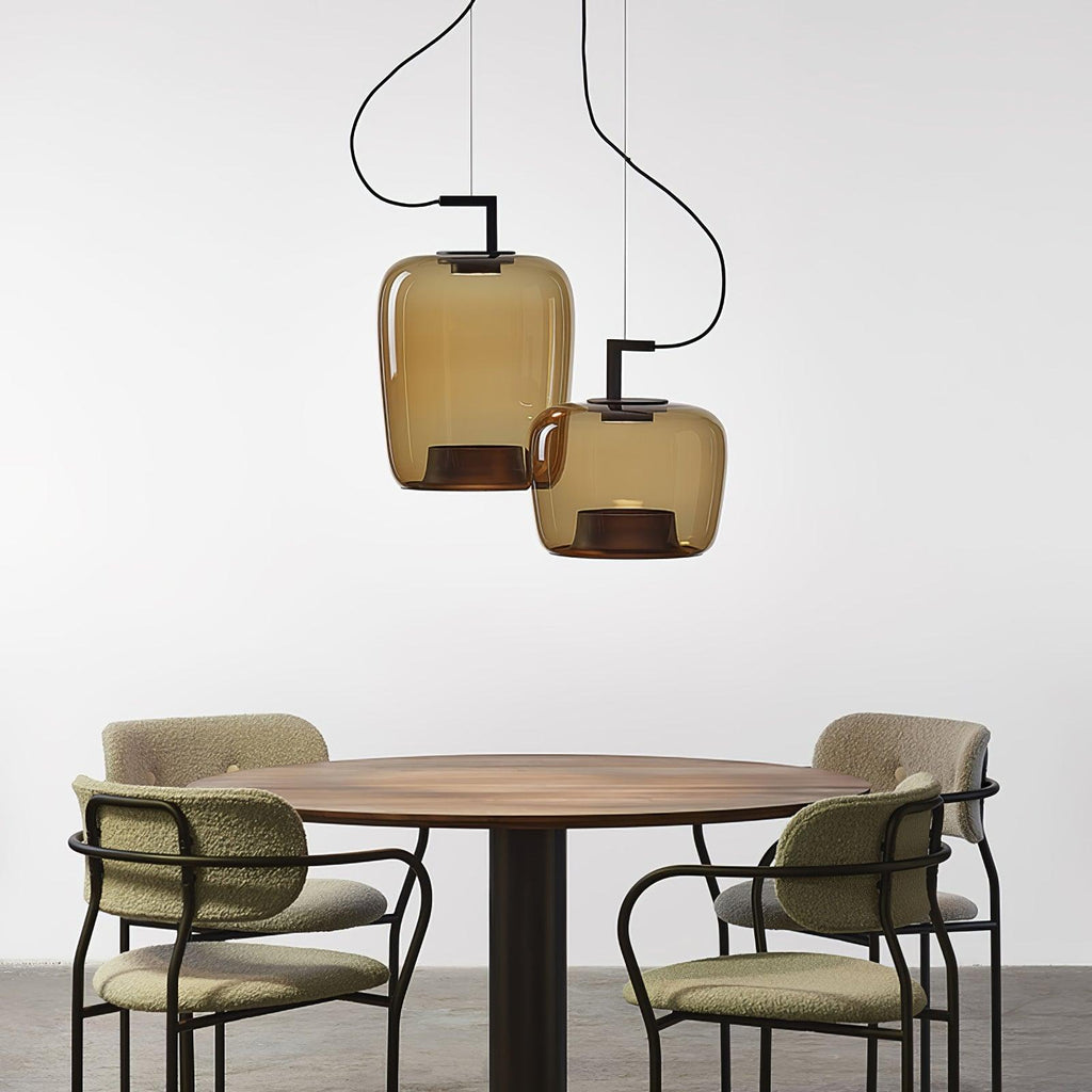 doppelte-pendant-lamp-anzaz-Black & Amber-13