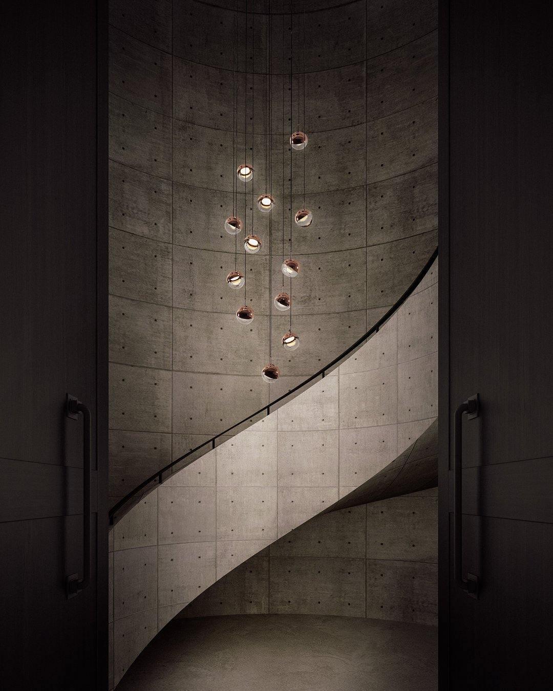 restaurant-art-led-pendant-light-anzaz-Rose gold-21