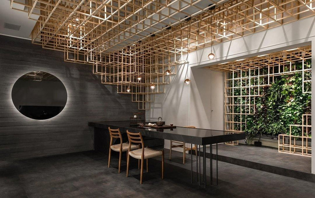 restaurant-art-led-pendant-light-anzaz-Matt black-30