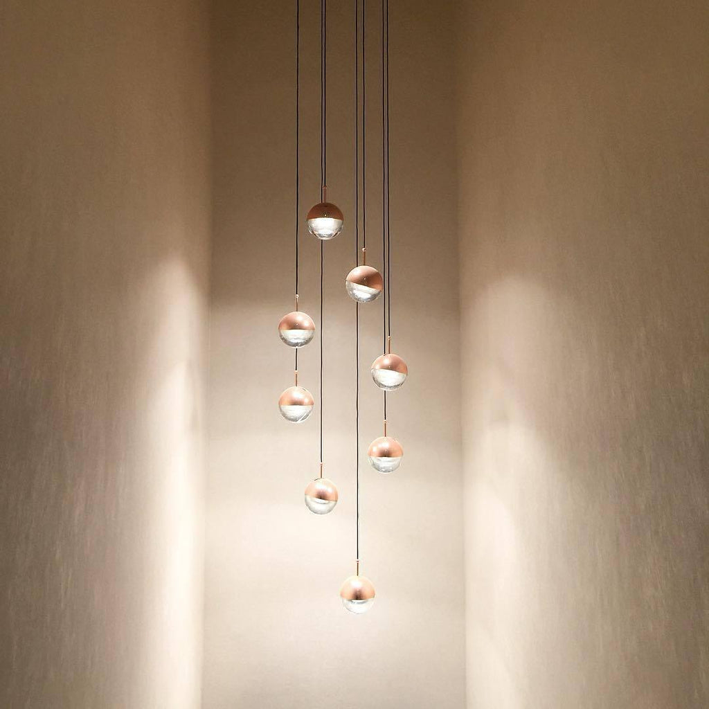 restaurant-art-led-pendant-light-anzaz-Rose gold-3