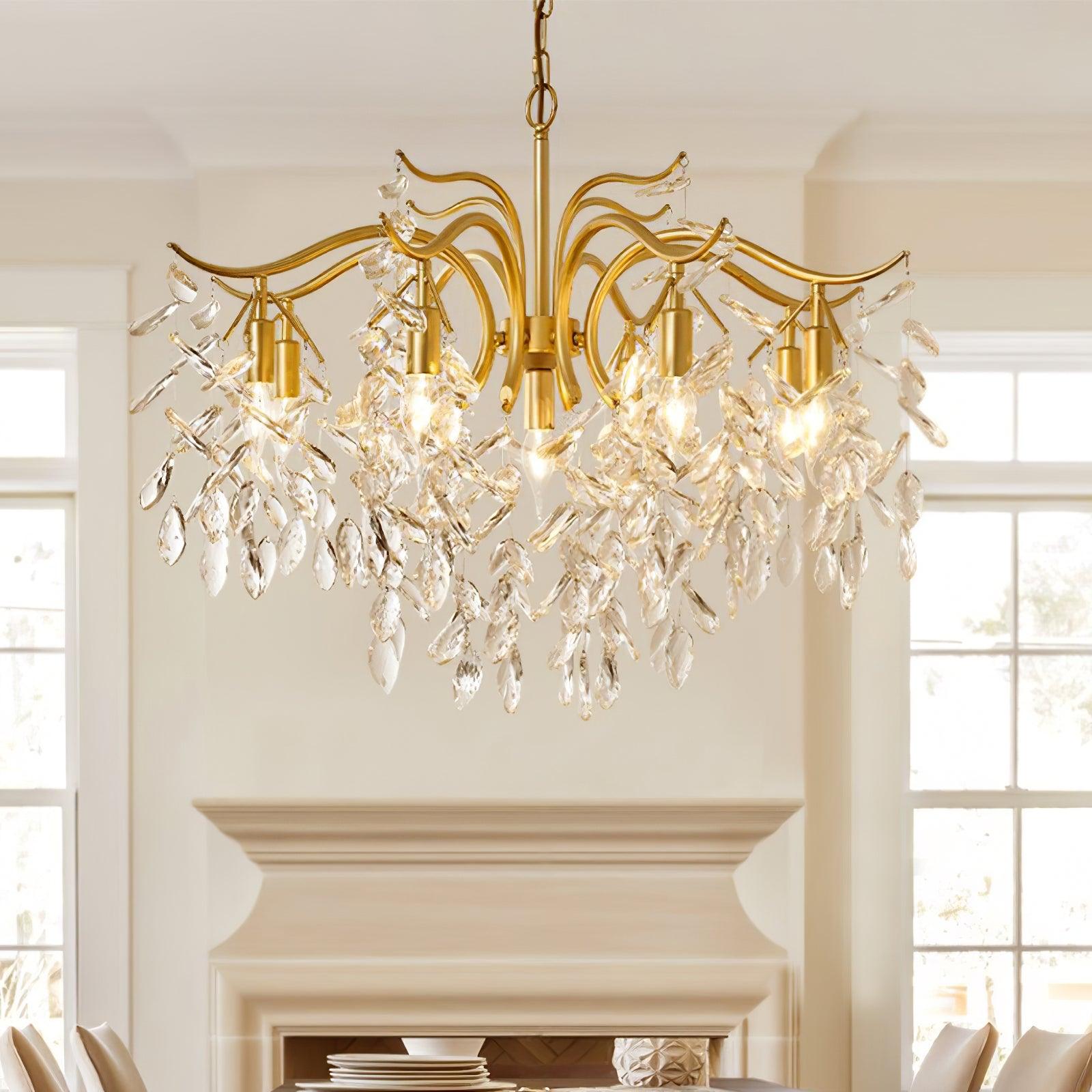 dorale-chandelier-anzaz-Brass & Clear-2