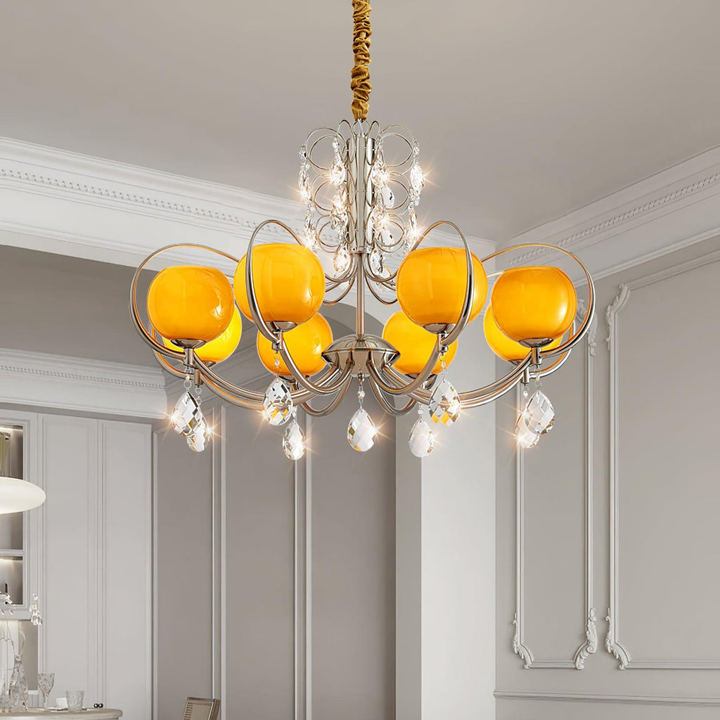 doria-crystal-chandelier-anzaz-White & White glass-2