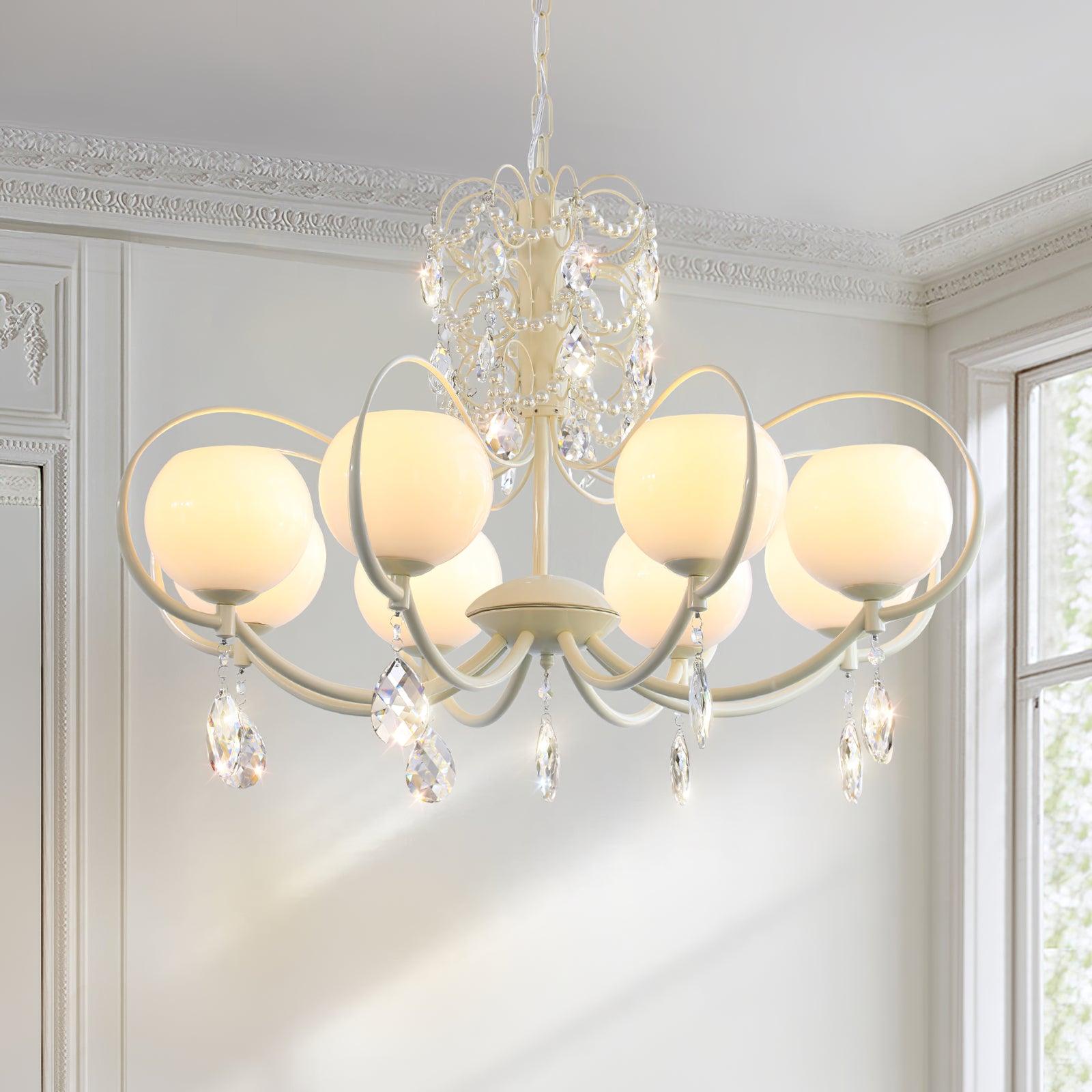 doria-crystal-chandelier-anzaz-Chrome & Orange glass-3