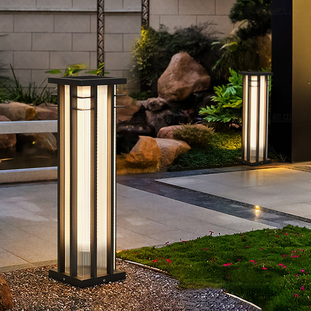 double-axis-outdoor-post-lamp-anzaz-Model A: Wired Version-3