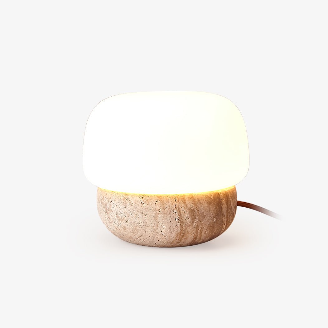 doudou-table-lamp-anzaz-Yellow Travertine & White-1