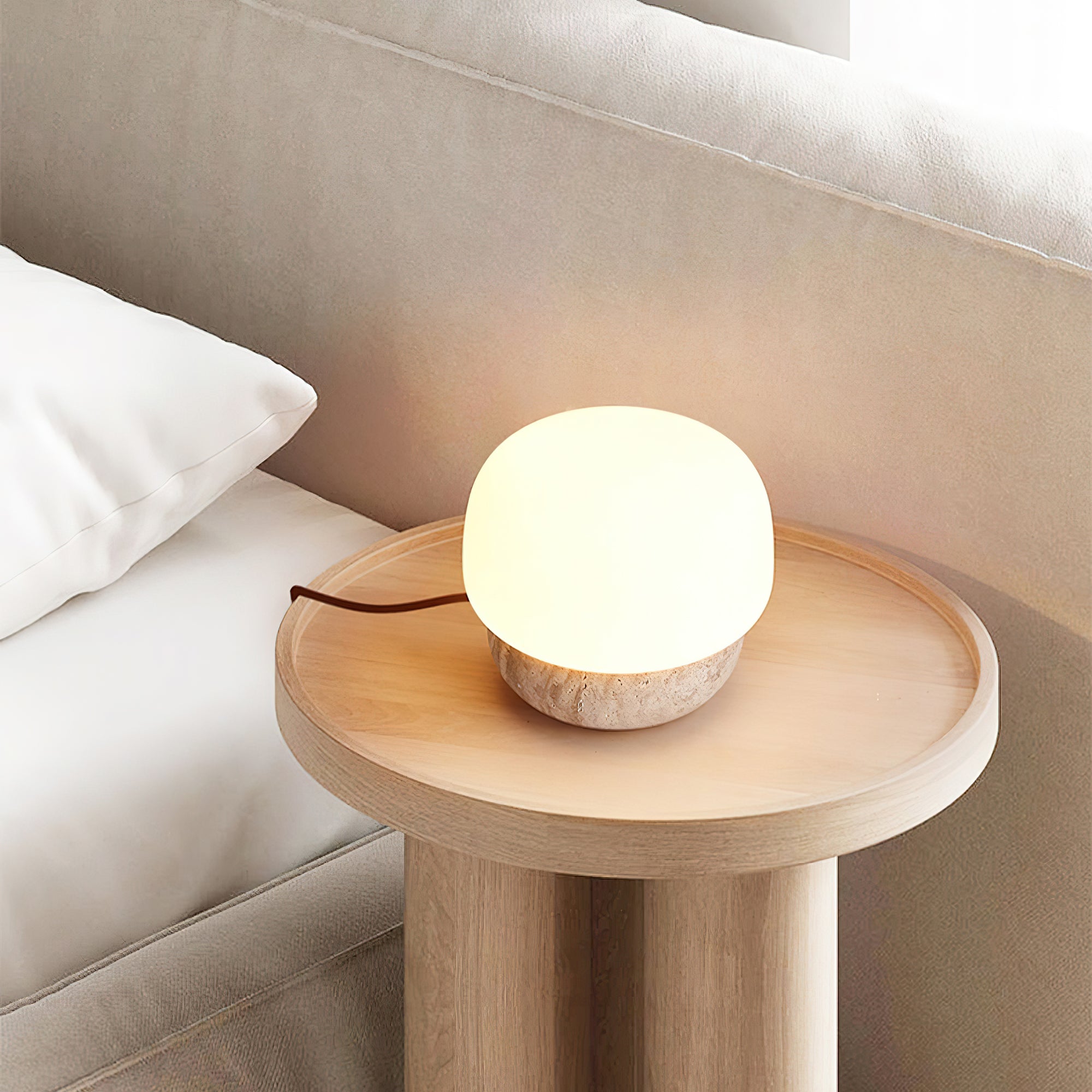 doudou-table-lamp-anzaz-Yellow Travertine & White-2