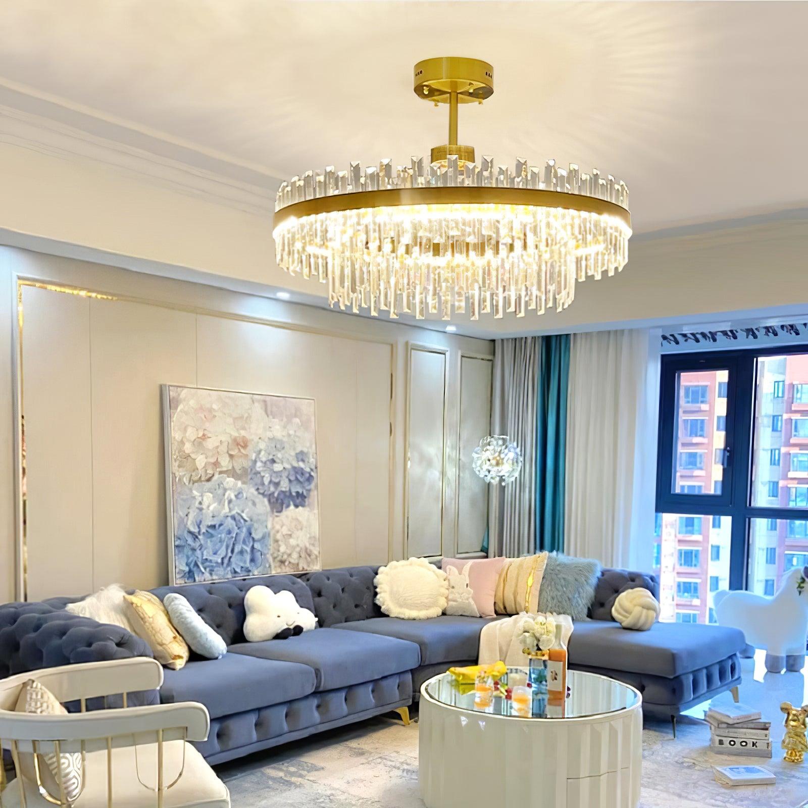 drum-glass-chandelier-anzaz-Copper+Clear-2