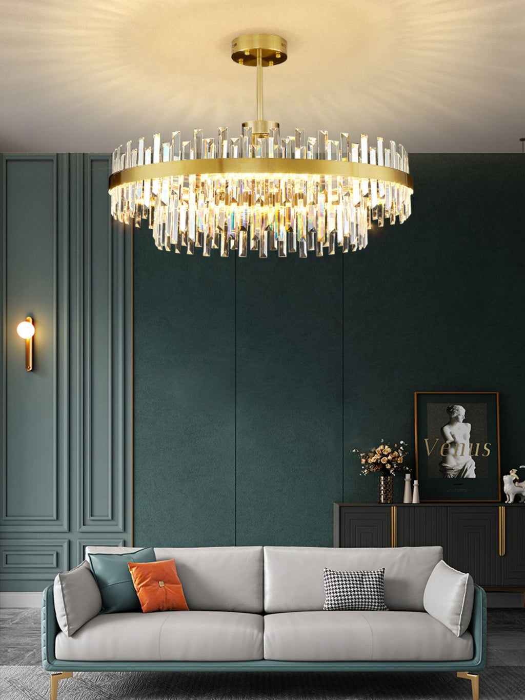 drum-glass-chandelier-anzaz-Copper+Clear-4