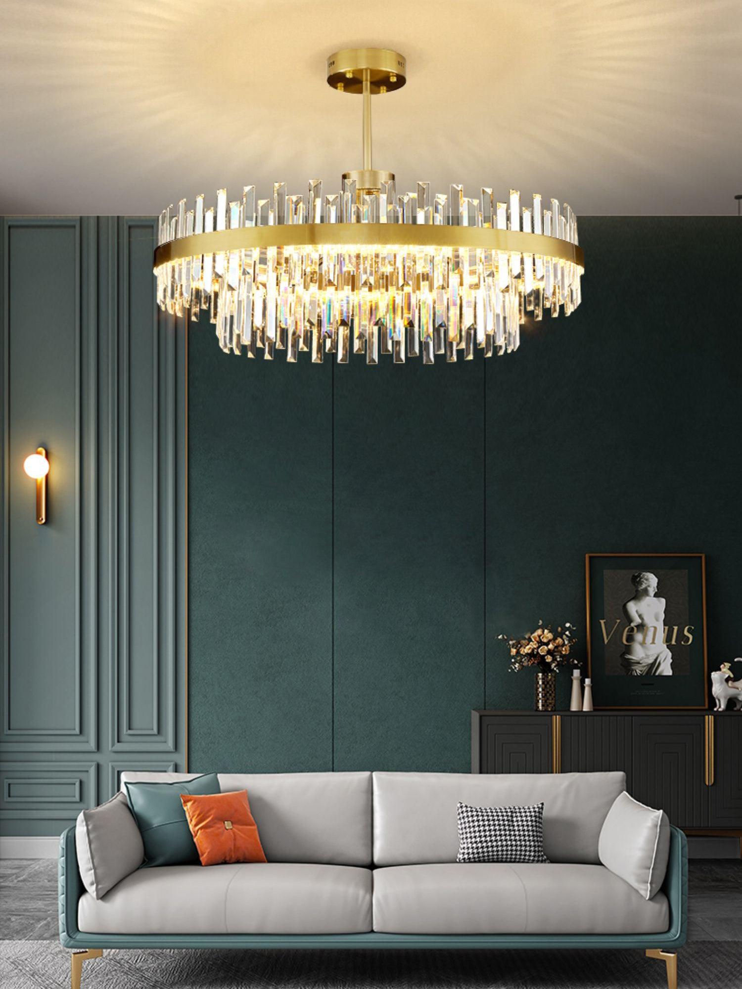 drum-glass-chandelier-anzaz-Copper+Clear-4