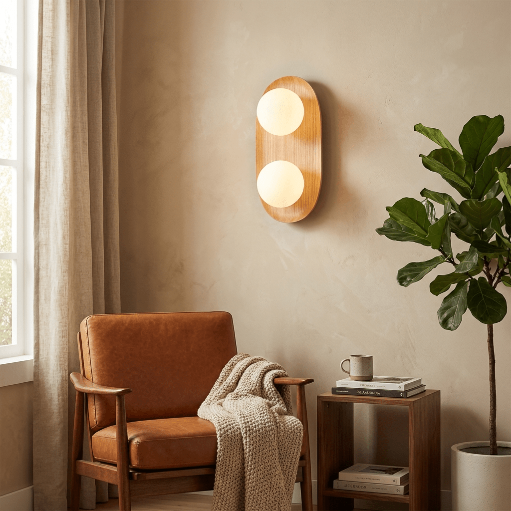 duo-orb-wood-wall-lamp-anzaz-Walnut Color & White-2