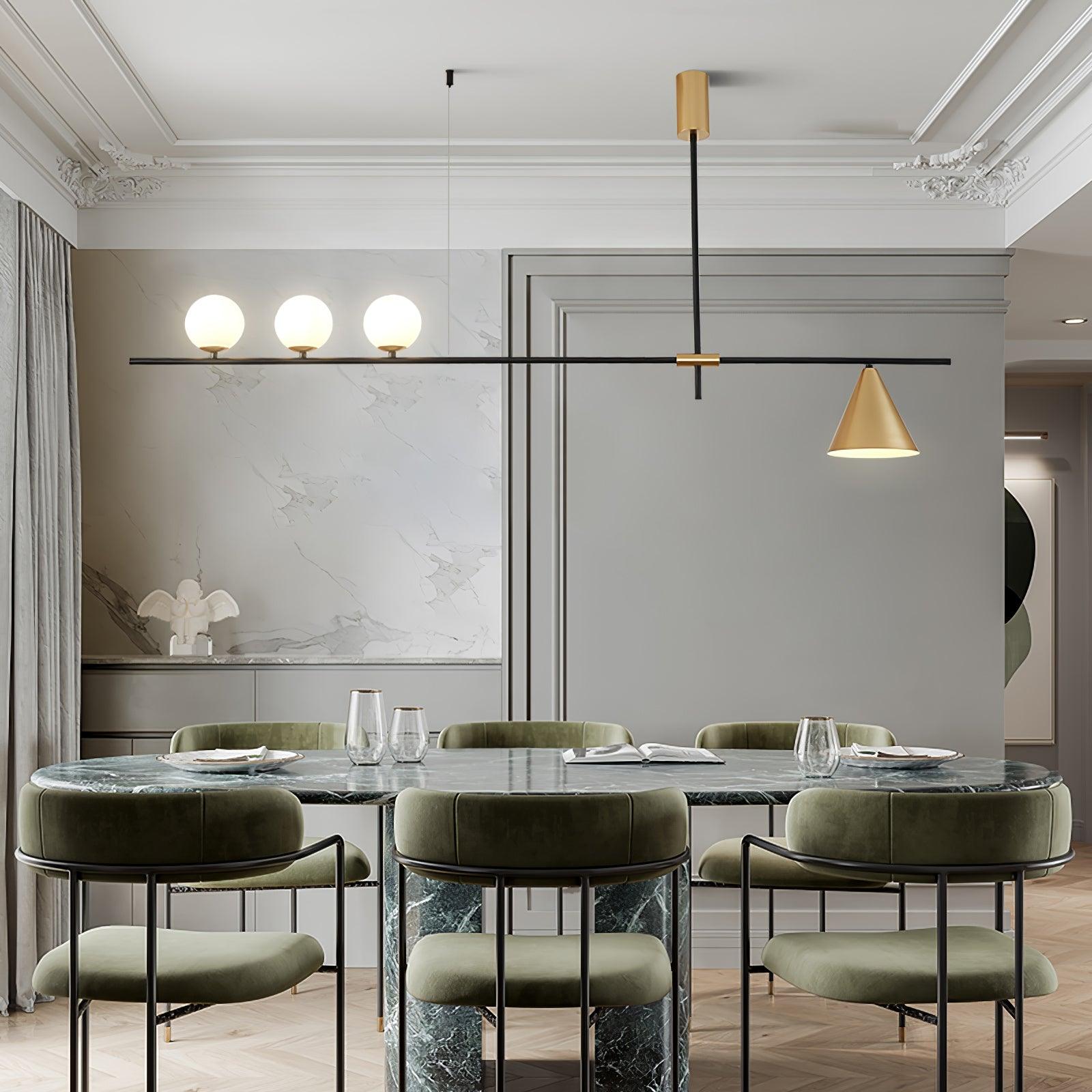 eclipse-linear-suspension-light-anzaz-Gold & Gold Lampshade-2