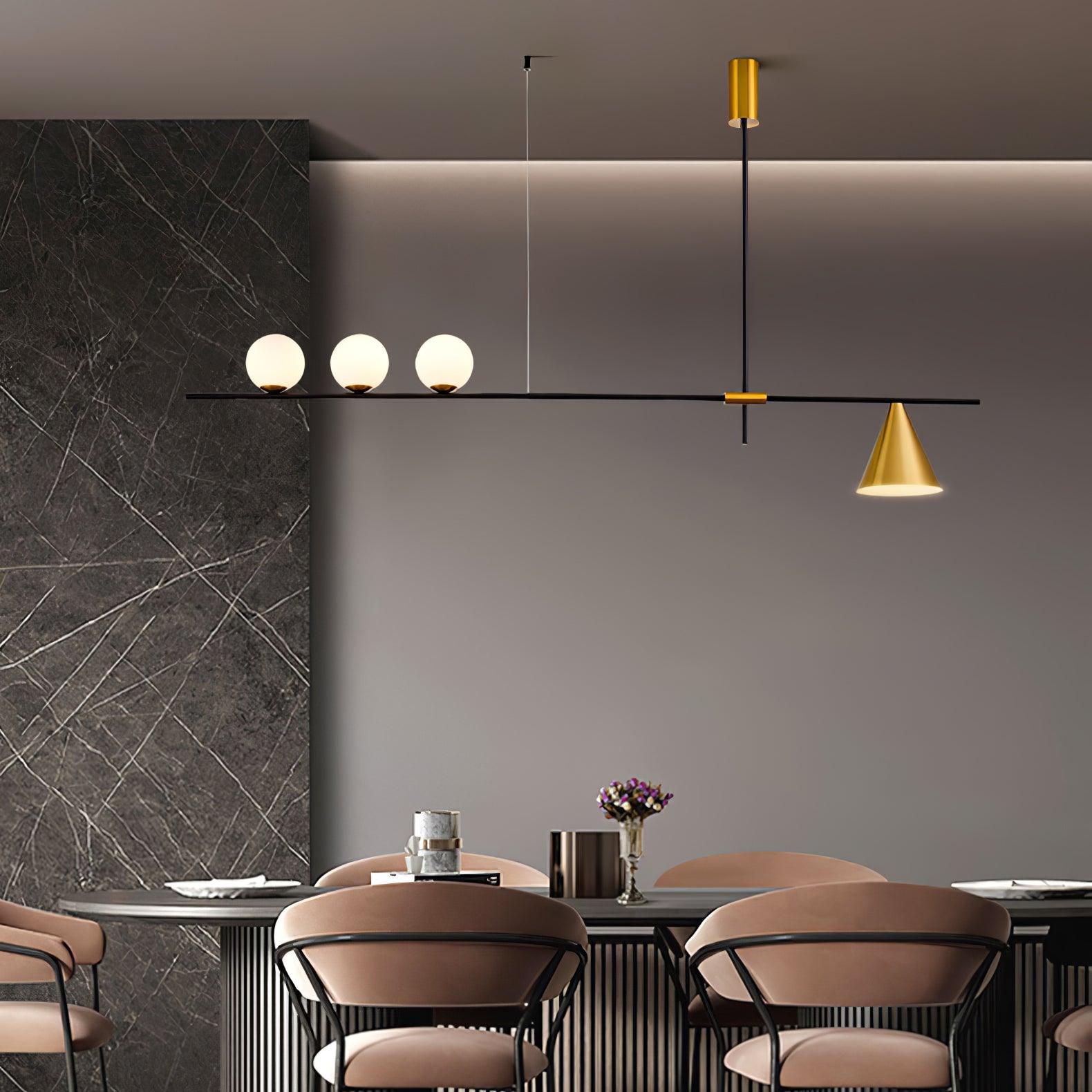 eclipse-linear-suspension-light-anzaz-Gold & Black Lampshade-5