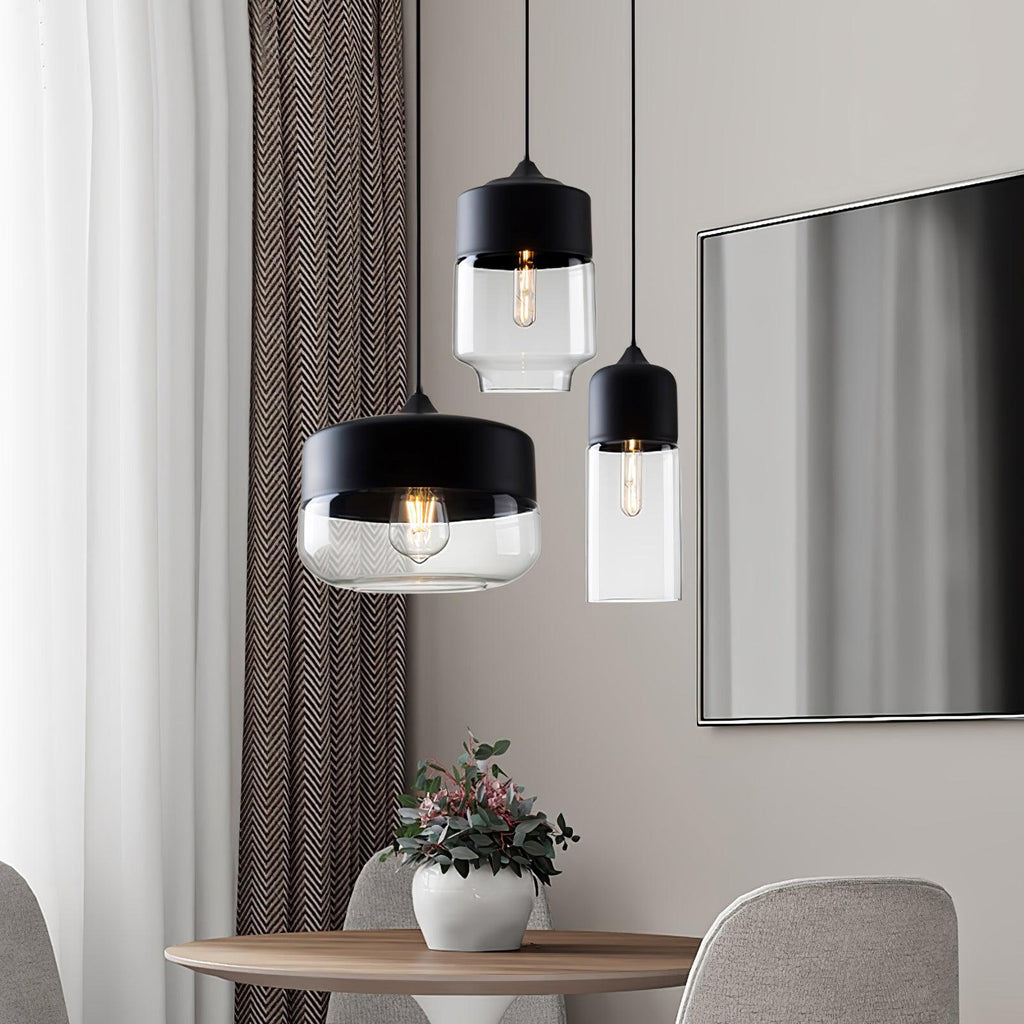eclisse-quartet-pendant-lamp-anzaz-Black & Clear-5