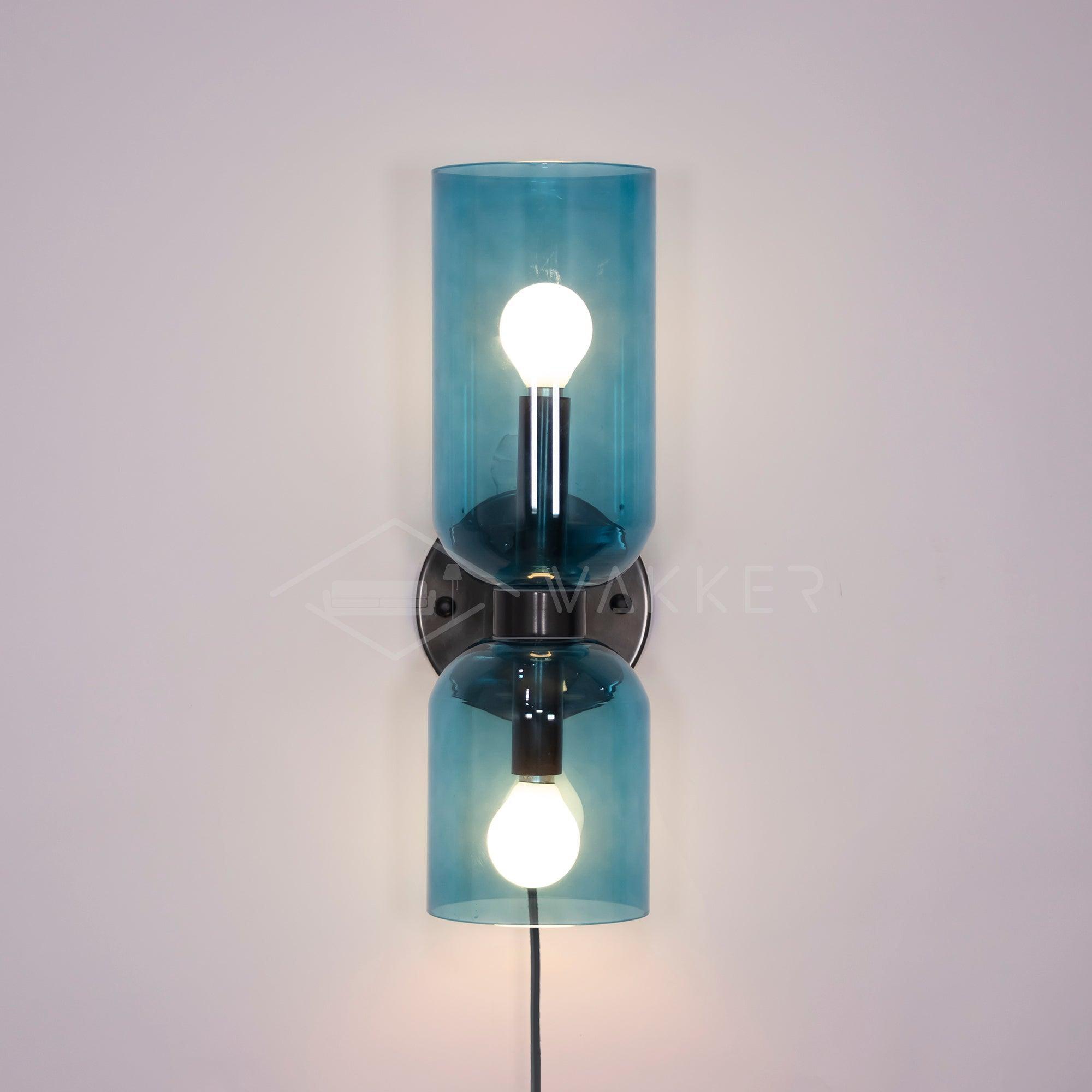 edie-plug-in-wall-lamp-anzaz-Gold & Blue Glass-12