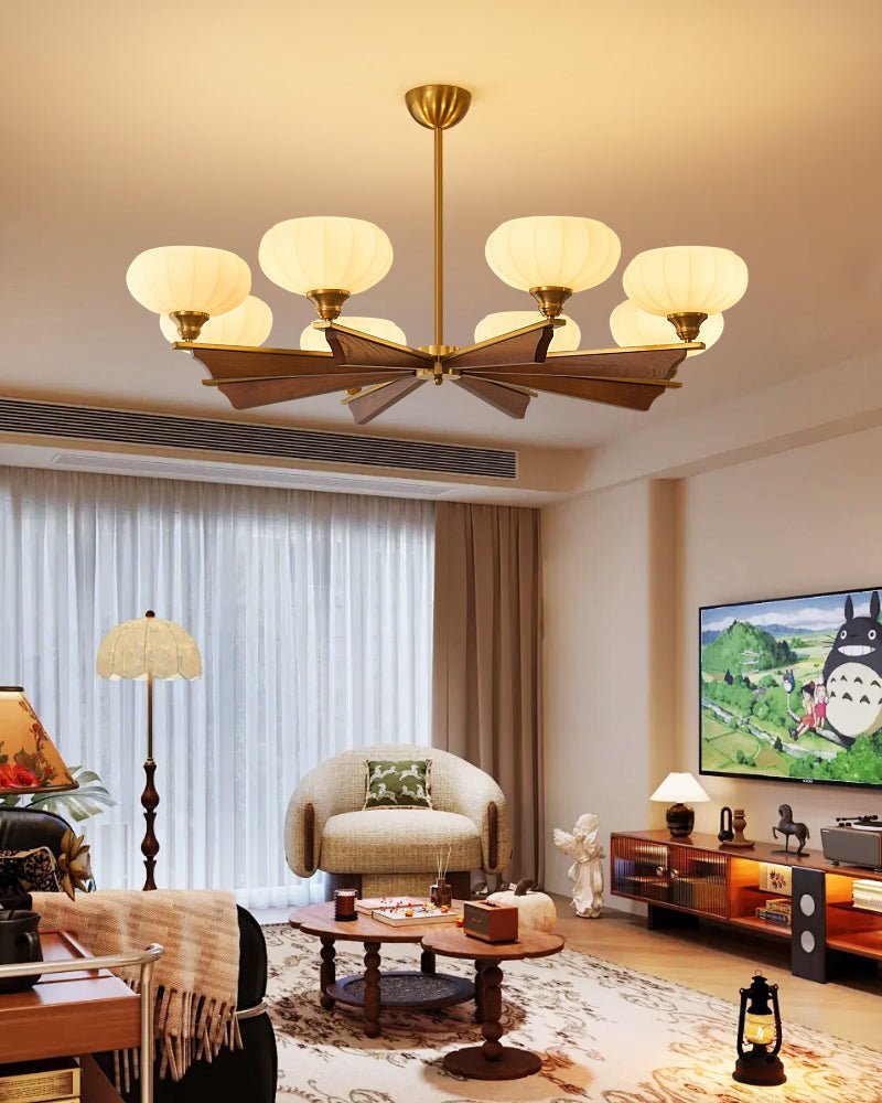 elara-bloom-chandelier-anzaz-Walnut Color & Gold & White-4