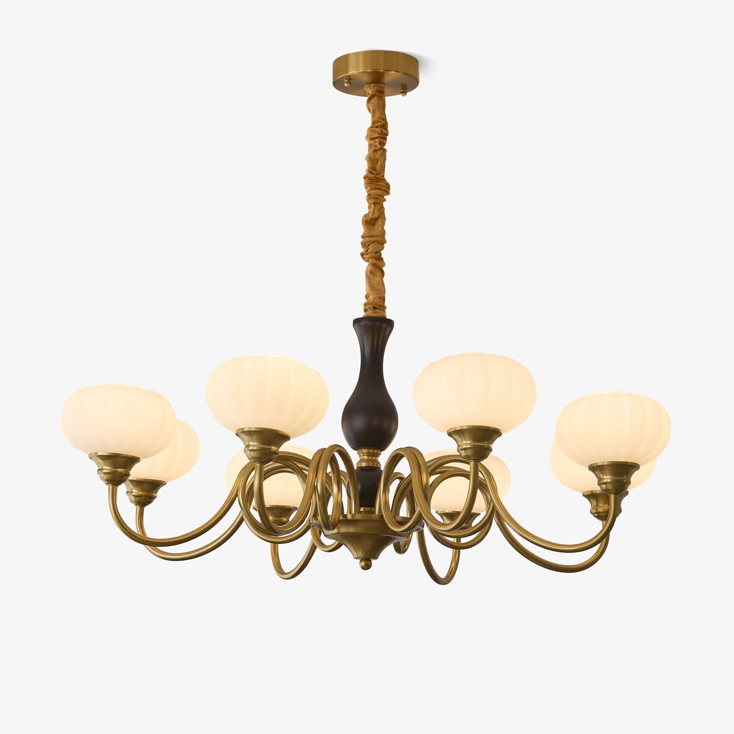 elaris-chandelier-anzaz-Walnut Color & Gold & White-1