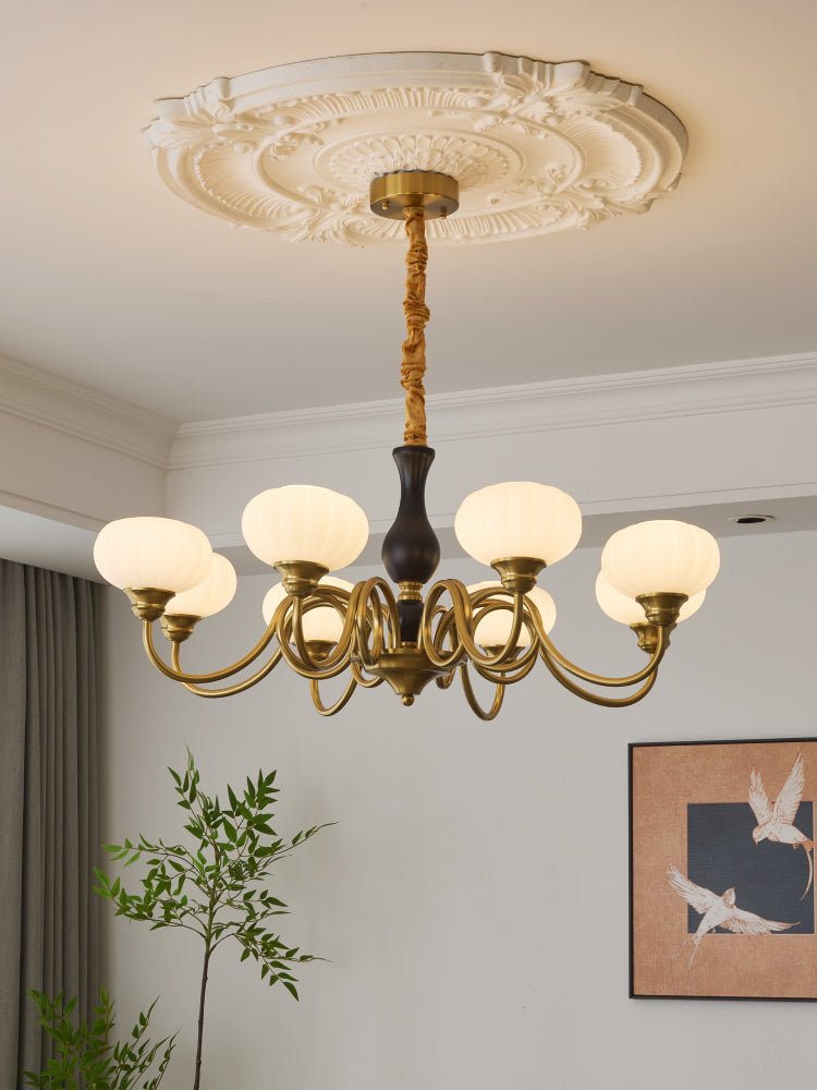 elaris-chandelier-anzaz-Walnut Color & Gold & White-2