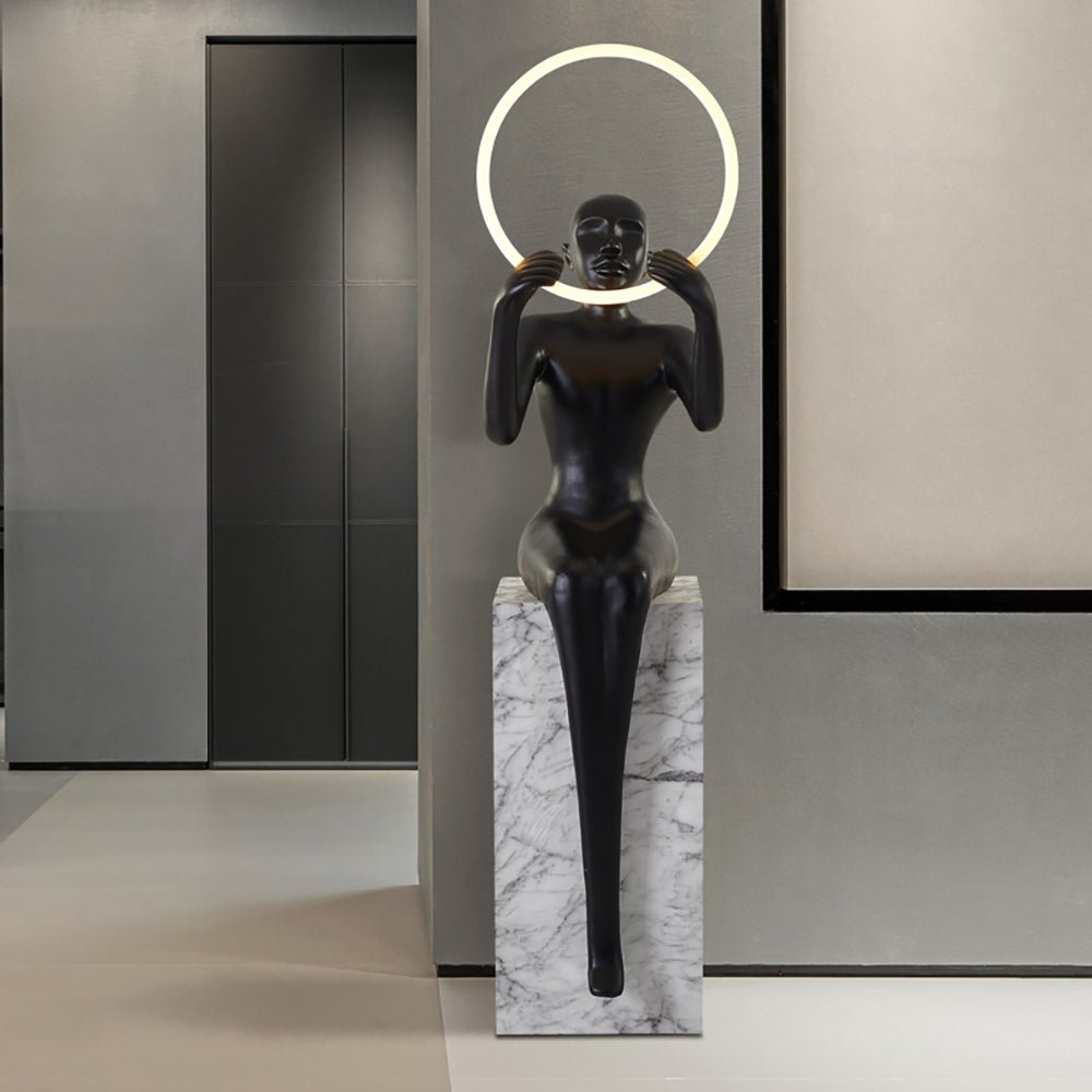 elena-sculpture-floor-lamp-anzaz-Blue & White Marble-6