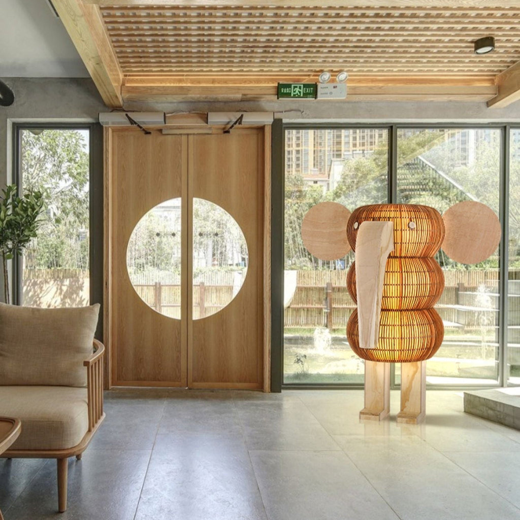 elephant-shaped-rattan-floor-lamp-anzaz-Wood color & Nature Rattan-4