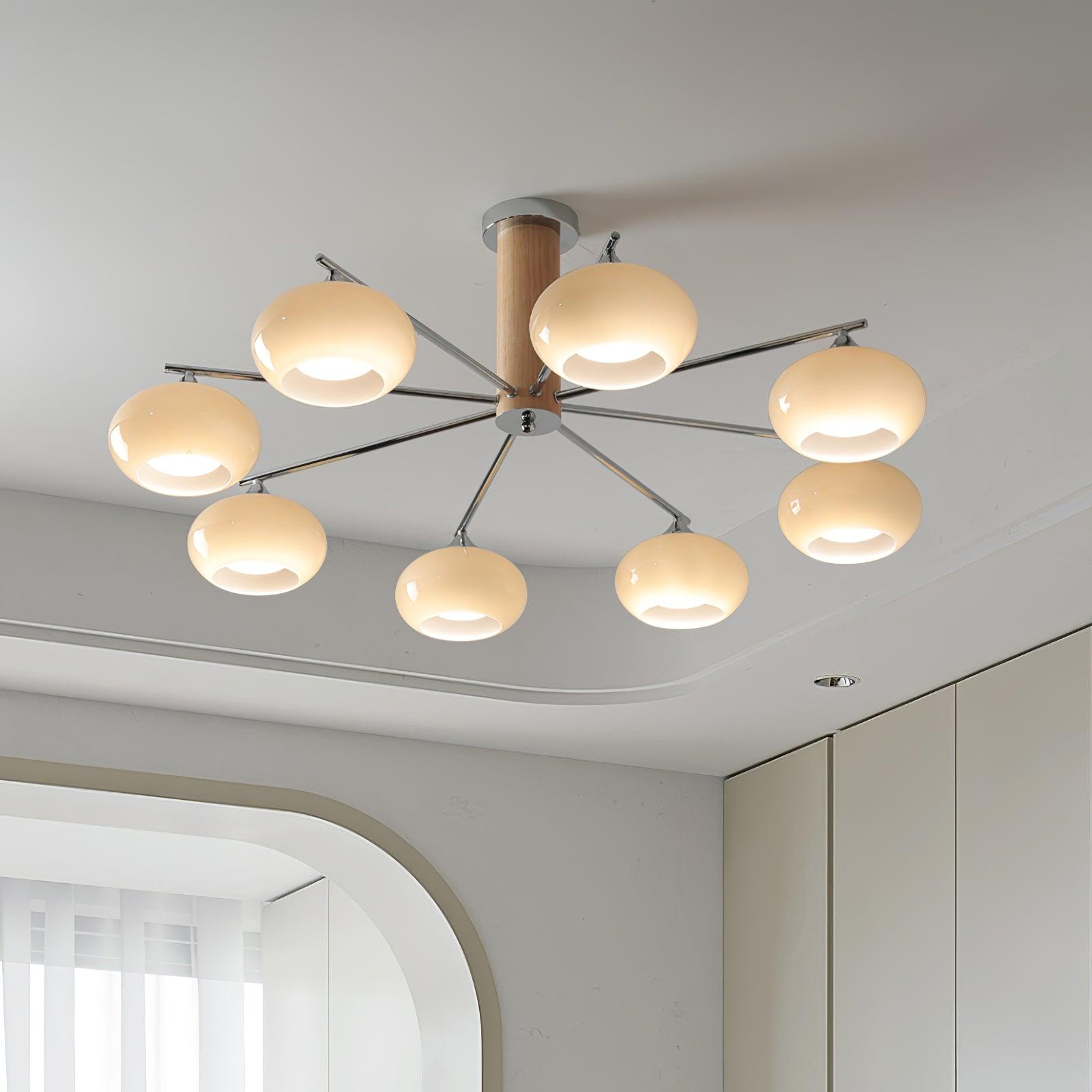 elliptical-persimmon-chandelier-anzaz-Chrome & Milk white glass-3