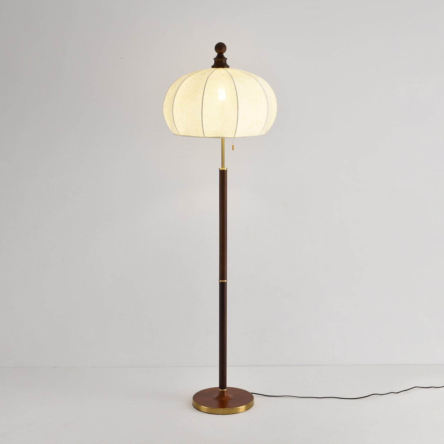 ellora-vintage-floor-lamp-anzaz-Walnut Wood & White & Gold-2