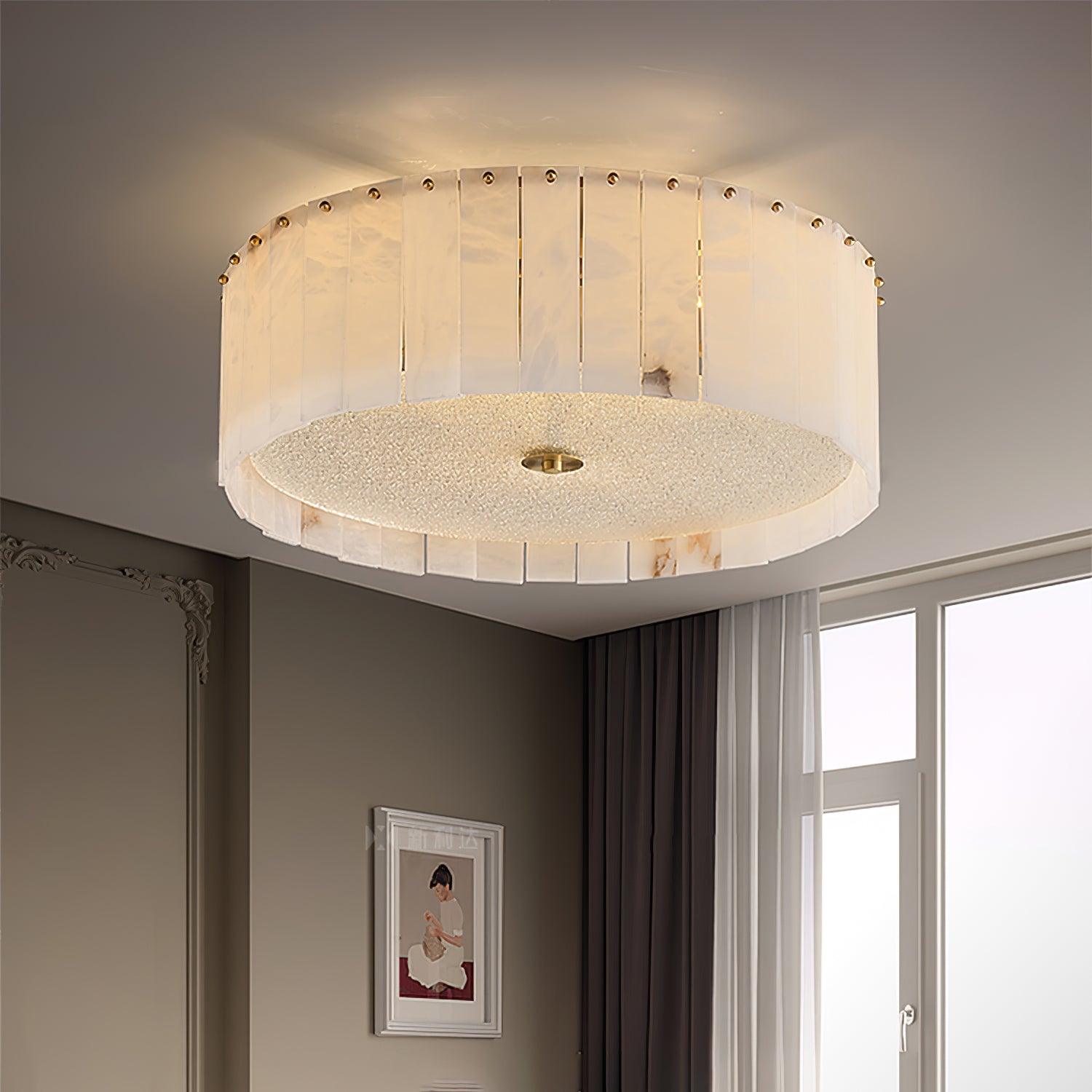 elysian-alabaster-ceiling-lamp-anzaz-Brass & White-2