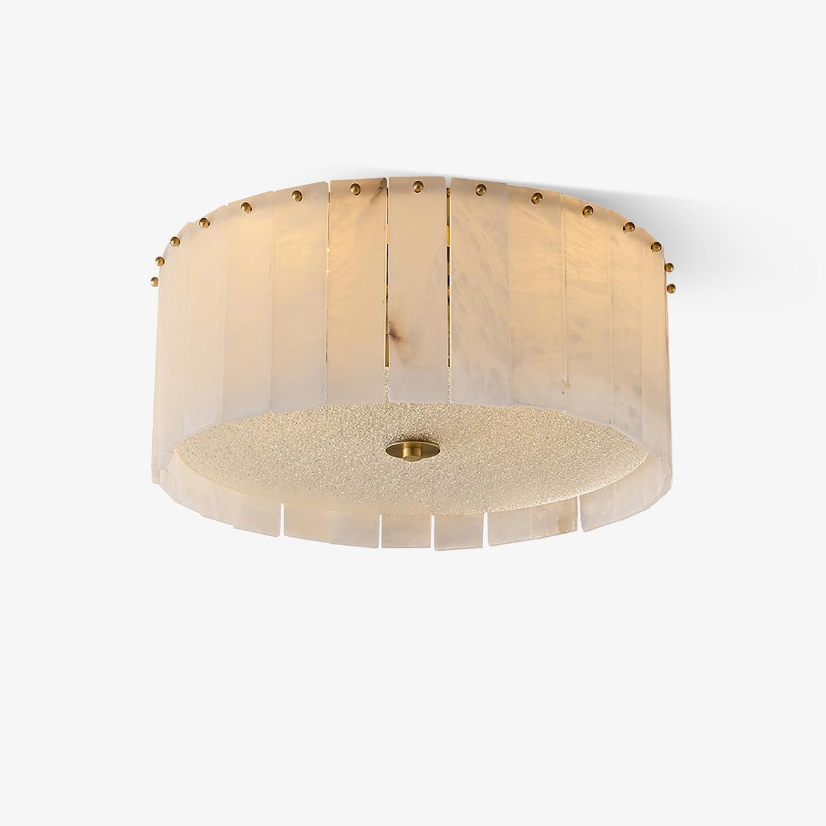 elysian-alabaster-ceiling-lamp-anzaz-Brass & White-1
