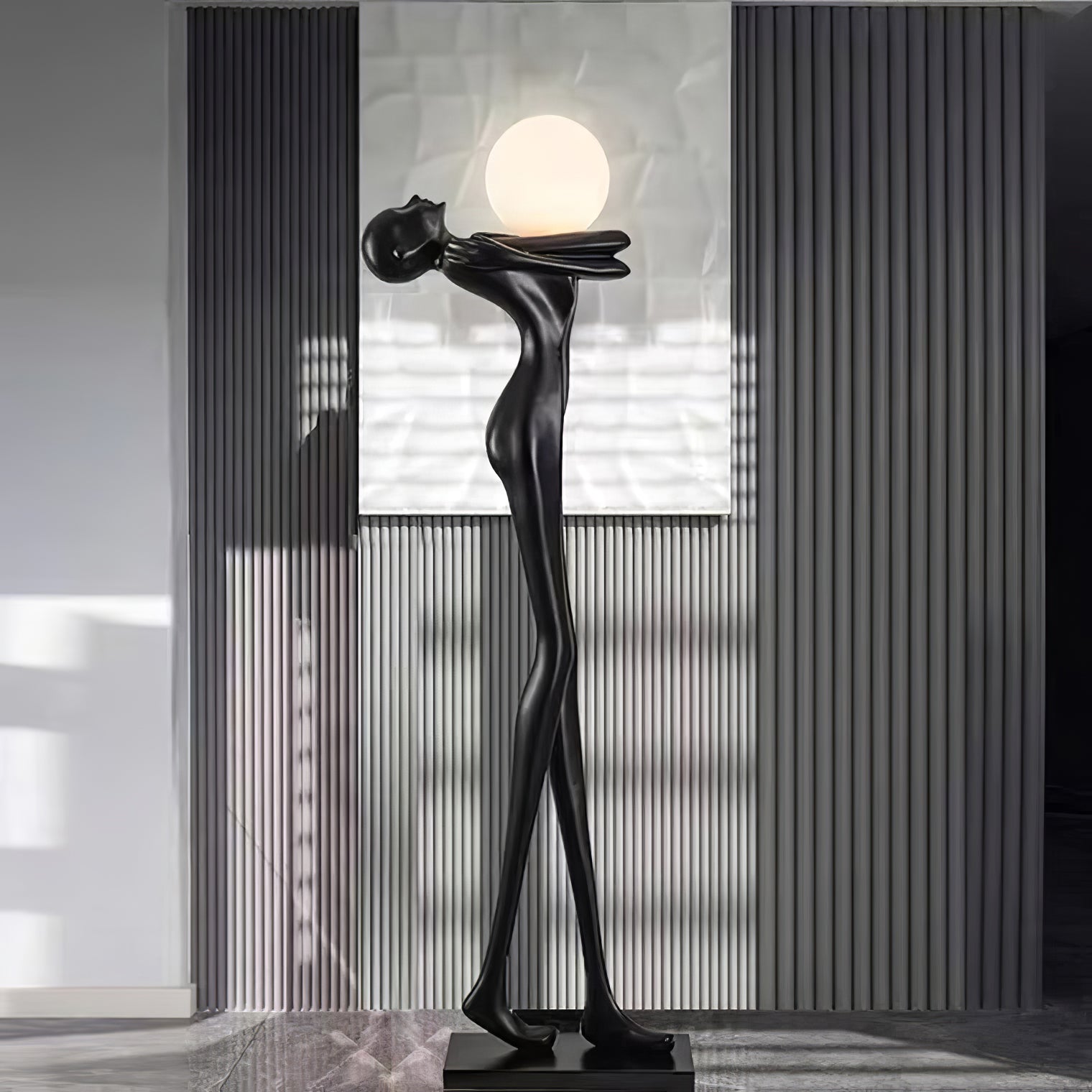 embrace-ball-sculpture-floor-lamp-anzaz-Black & White-2
