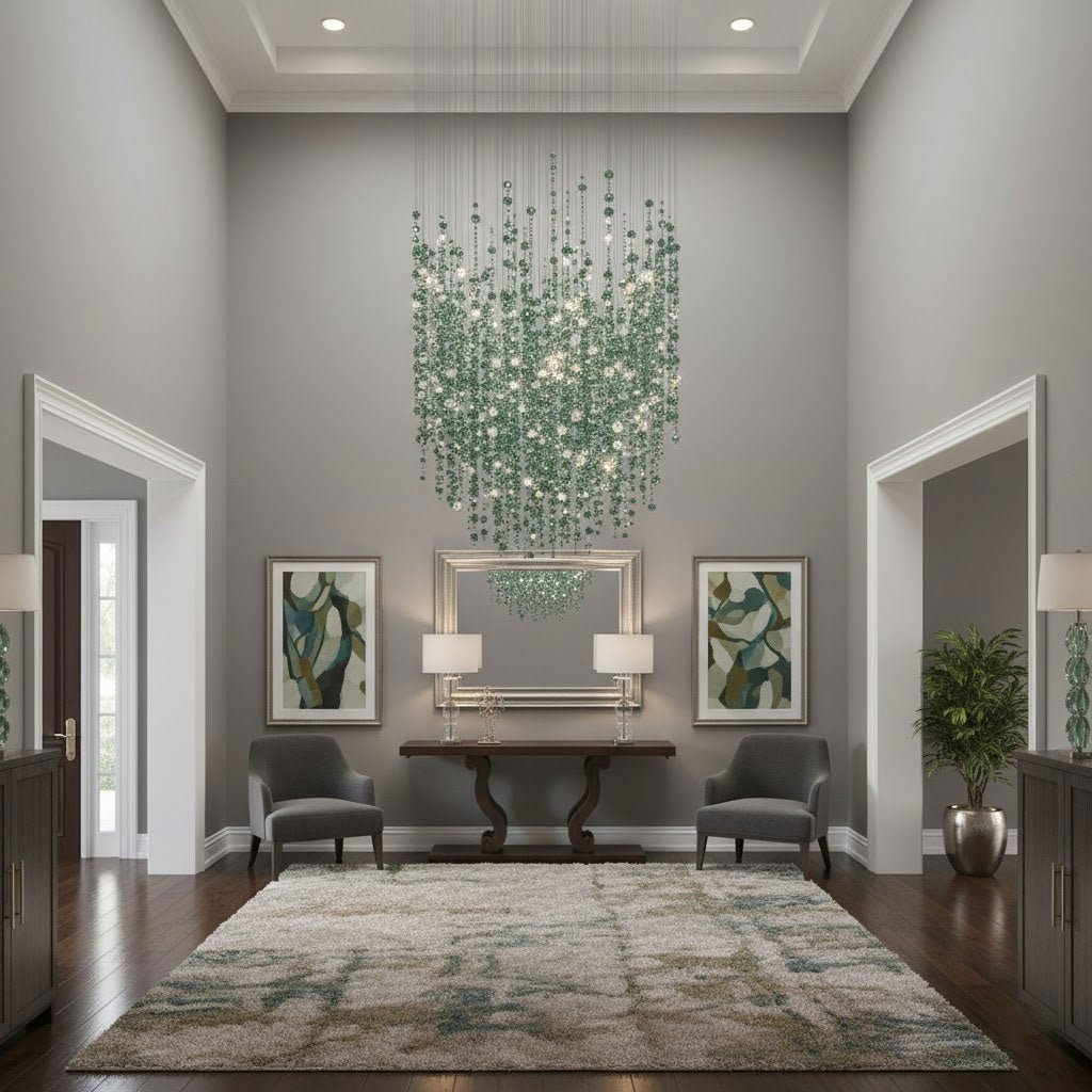 emerald-rainfall-crystal-chandelier-anzaz-No Ceiling Plate-6