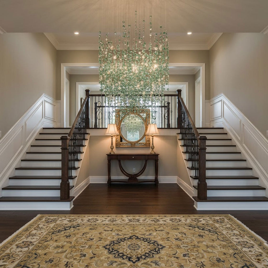 emerald-rainfall-crystal-chandelier-anzaz-No Ceiling Plate-7