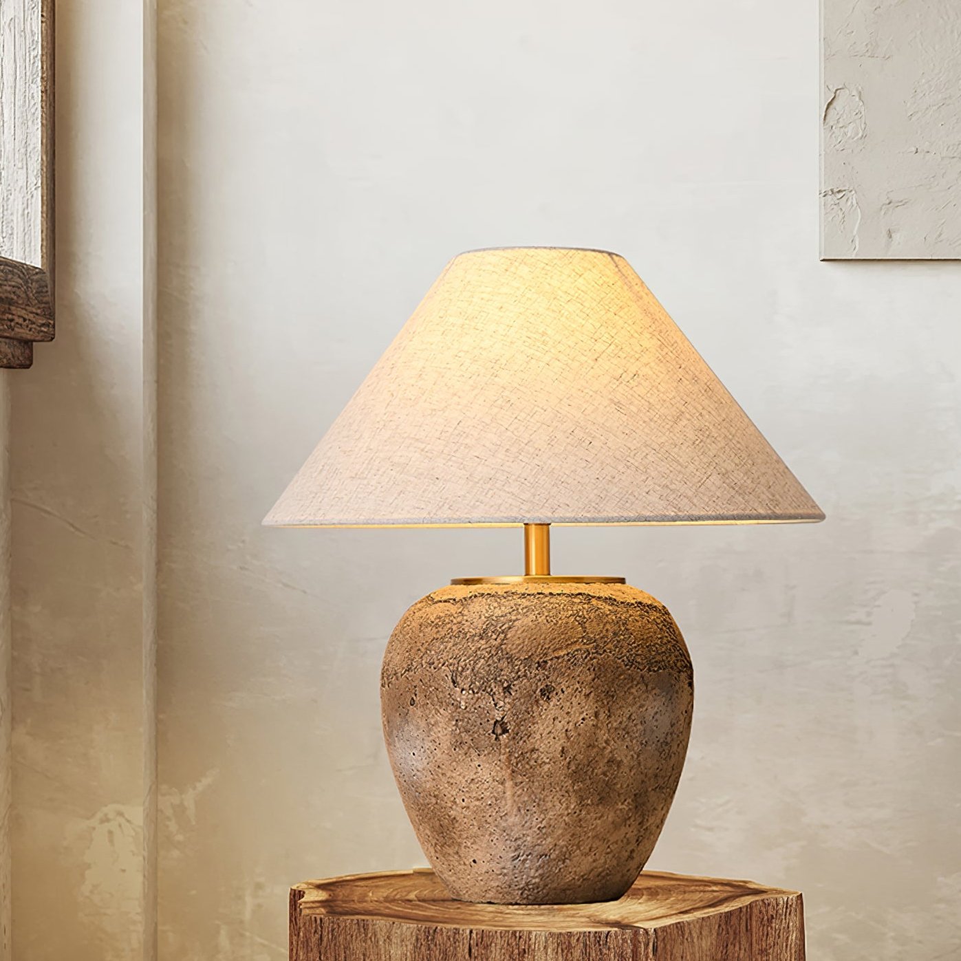emery-terra-table-lamp-anzaz-Weathered ceramic & White-2