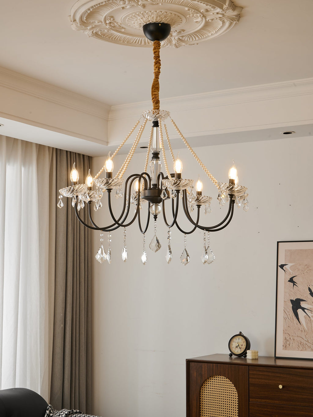 empress-crystal-chandelier-anzaz-Black & Clear-2