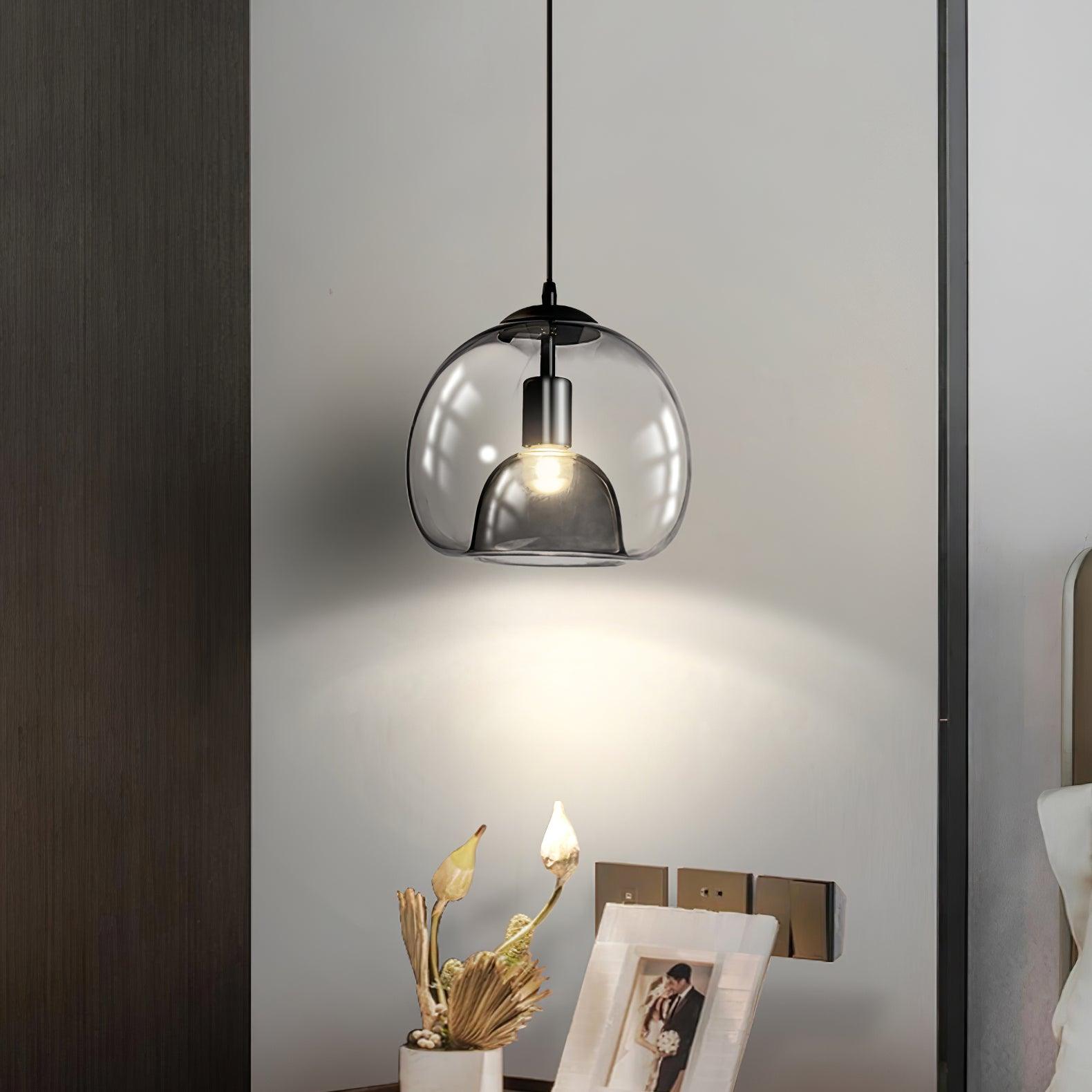 pearl-essence-pendant-lamp-anzaz-Black & Clear-2