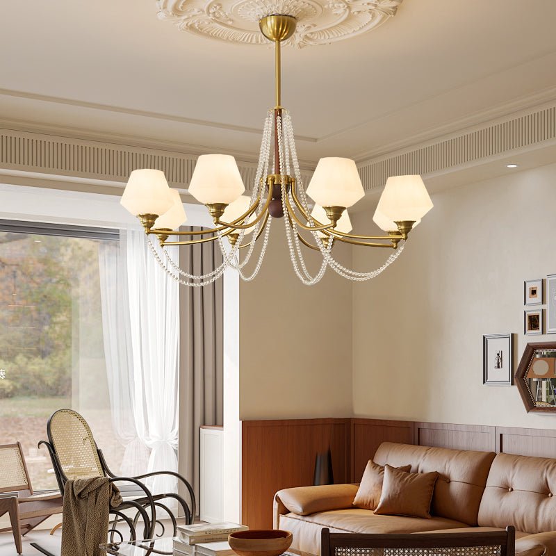 evora-chandelier-anzaz-Walnut Color & Gold & White-3