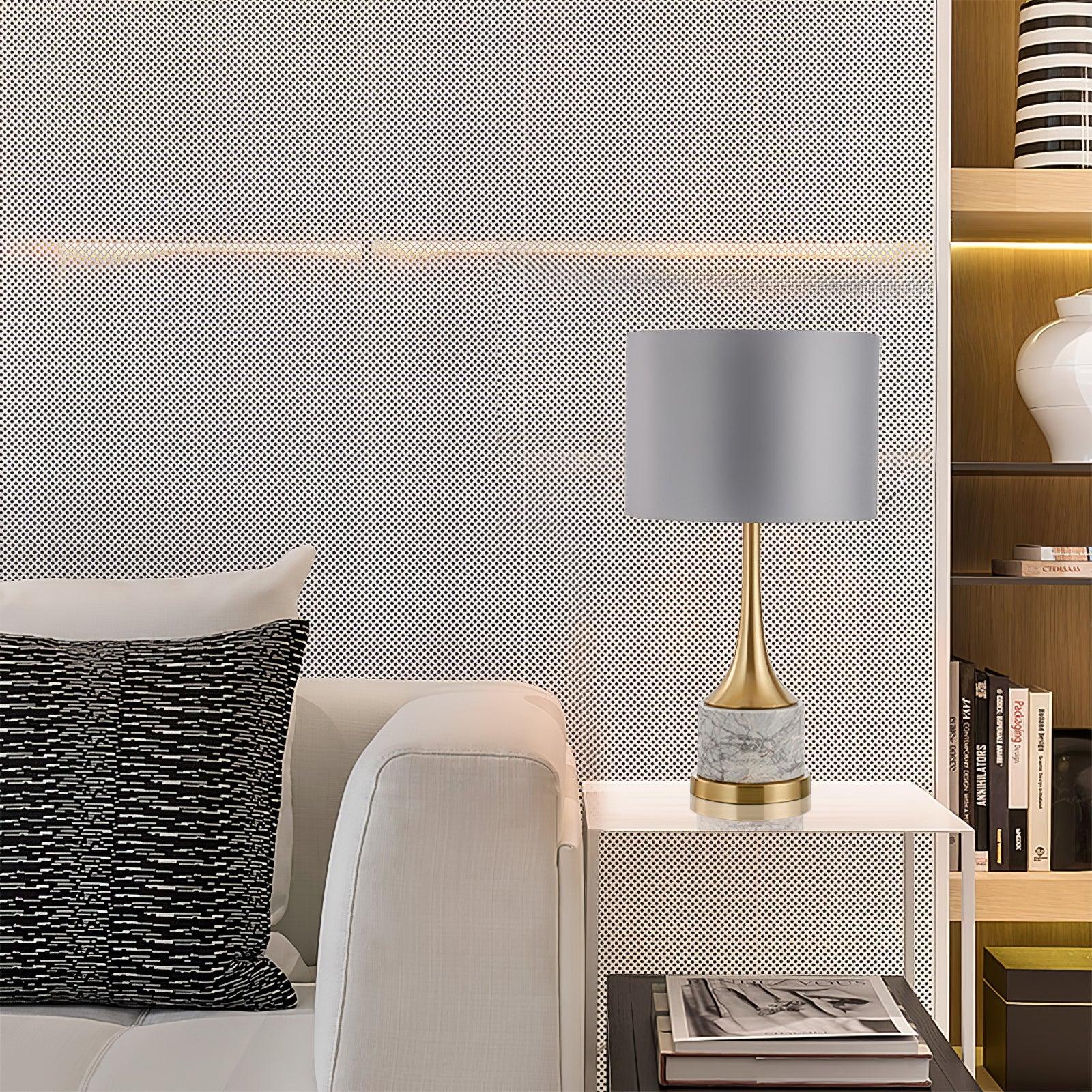 expino-table-lamp-anzaz-Gold & Grey-6