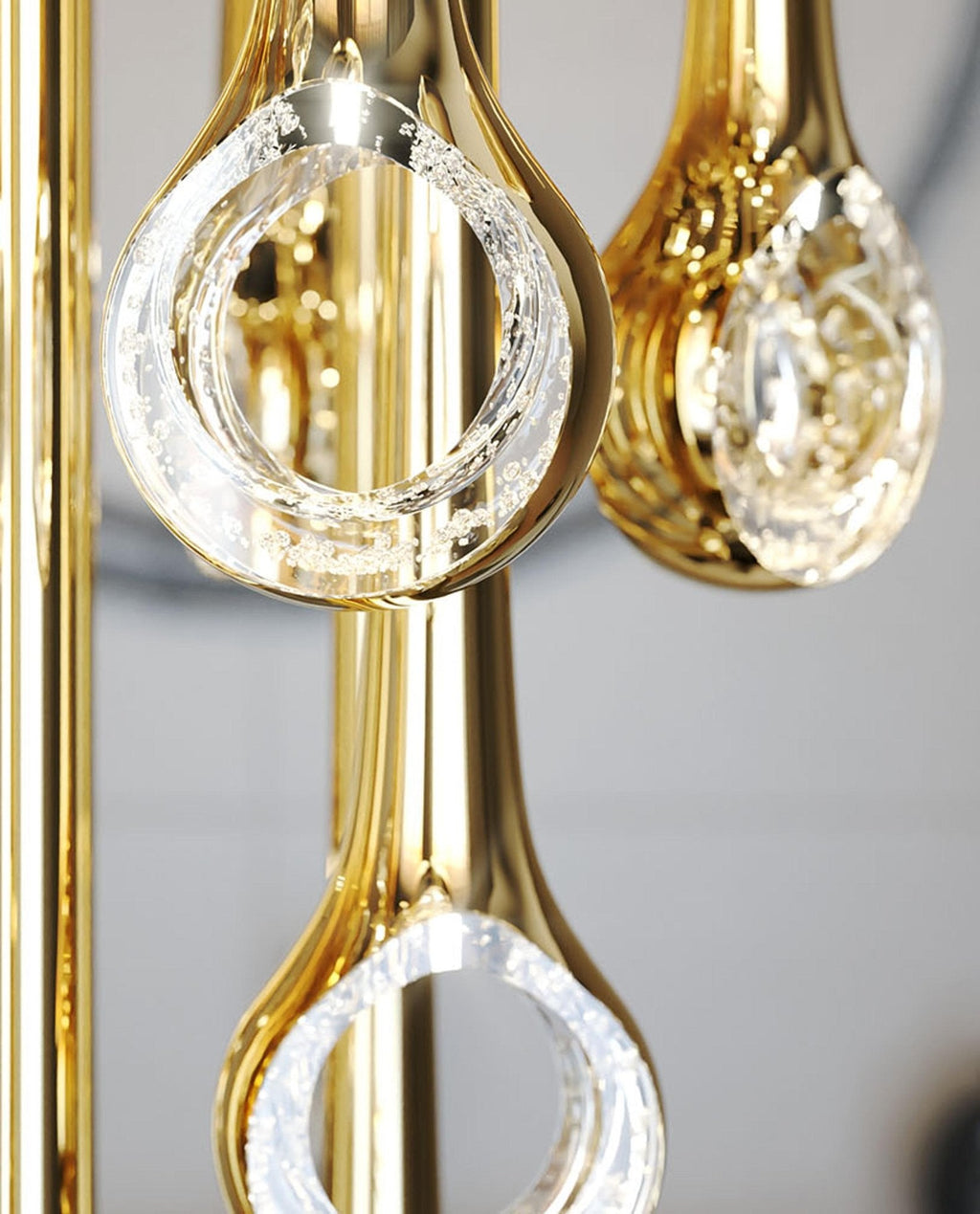 eyelet-chandelier-anzaz-Gold（ No Ceiling Plate）-3