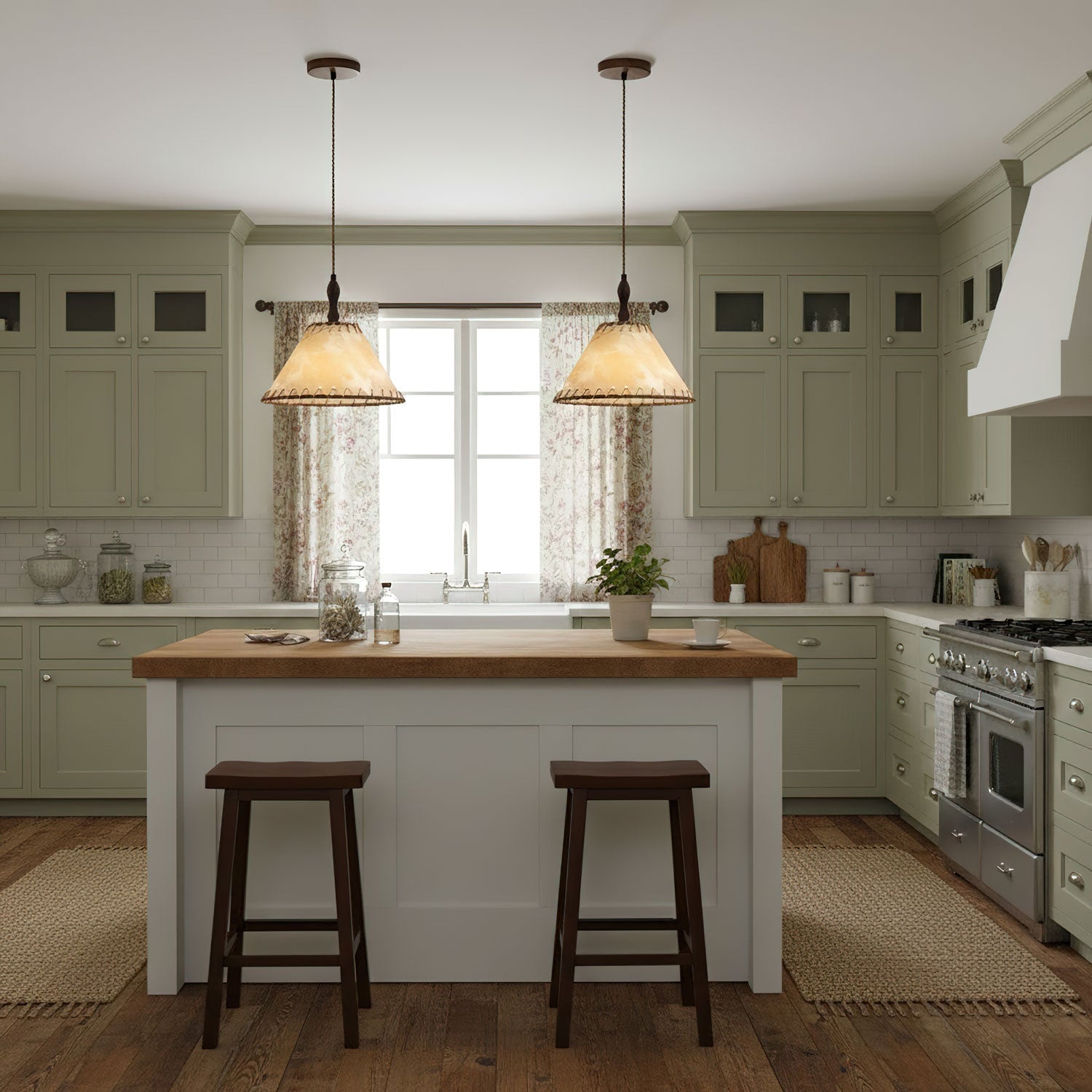 wood-and-fabric-series-pendant-lamp-anzaz-Walnut wood color & White-3